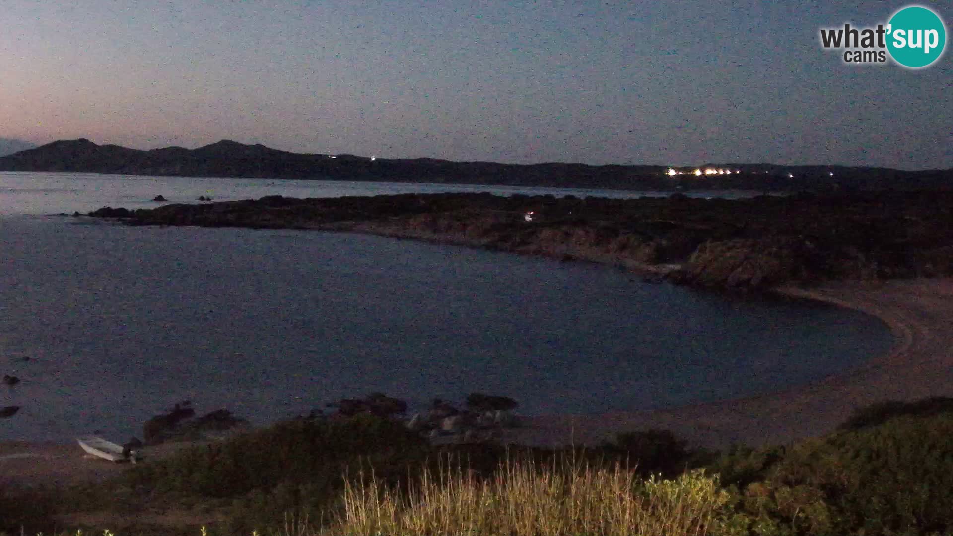 Cámara web en vivo Playa de Cala Pischina – Aglientu – Cerdeña