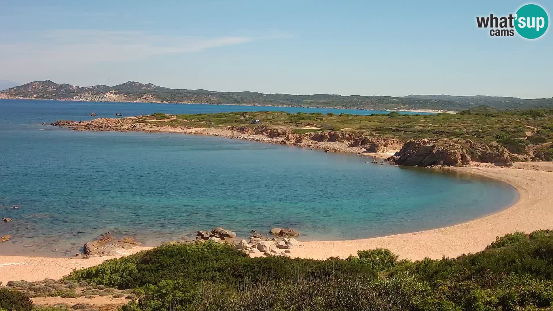 Live webcam Spiaggia di Cala Pischina – Aglientu – Sardegna