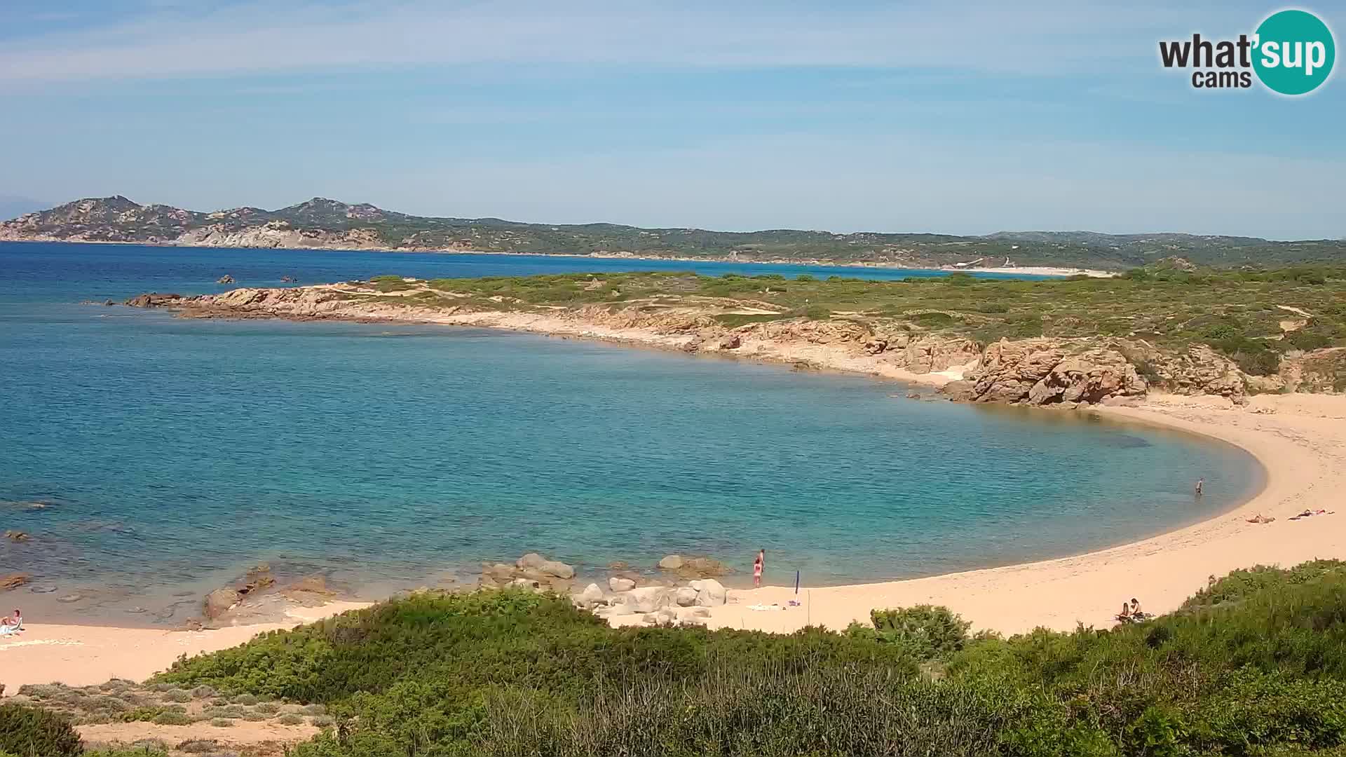 Web kamera uživo Cala Pischina plaža – Aglientu – Sardinija