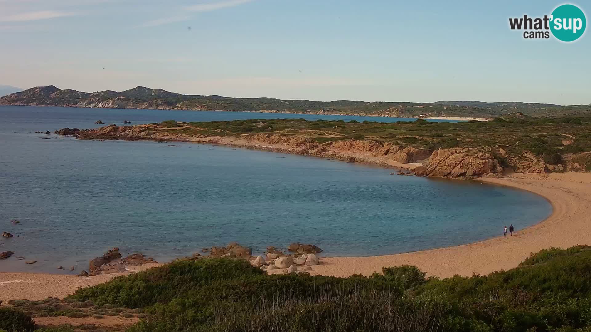Cámara web en vivo Playa de Cala Pischina – Aglientu – Cerdeña