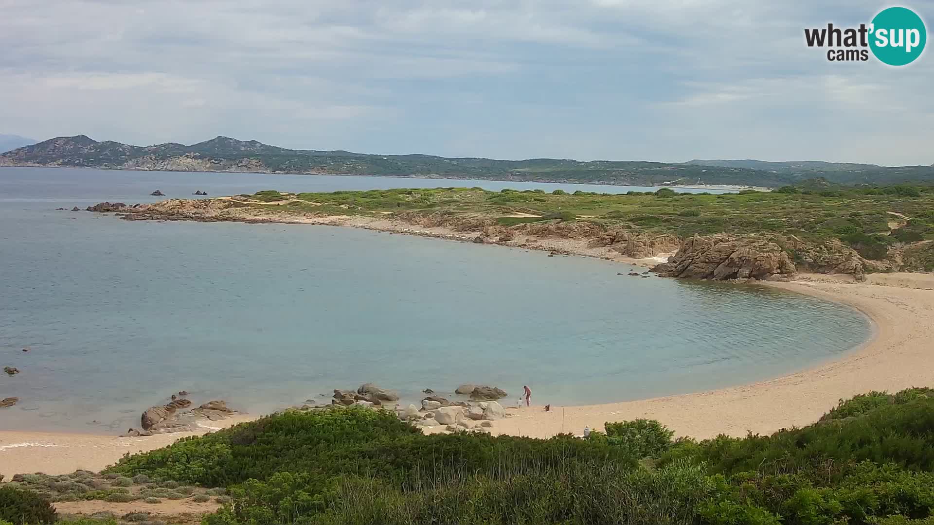 Live webcam Cala Pischina beach – Aglientu – Sardinia