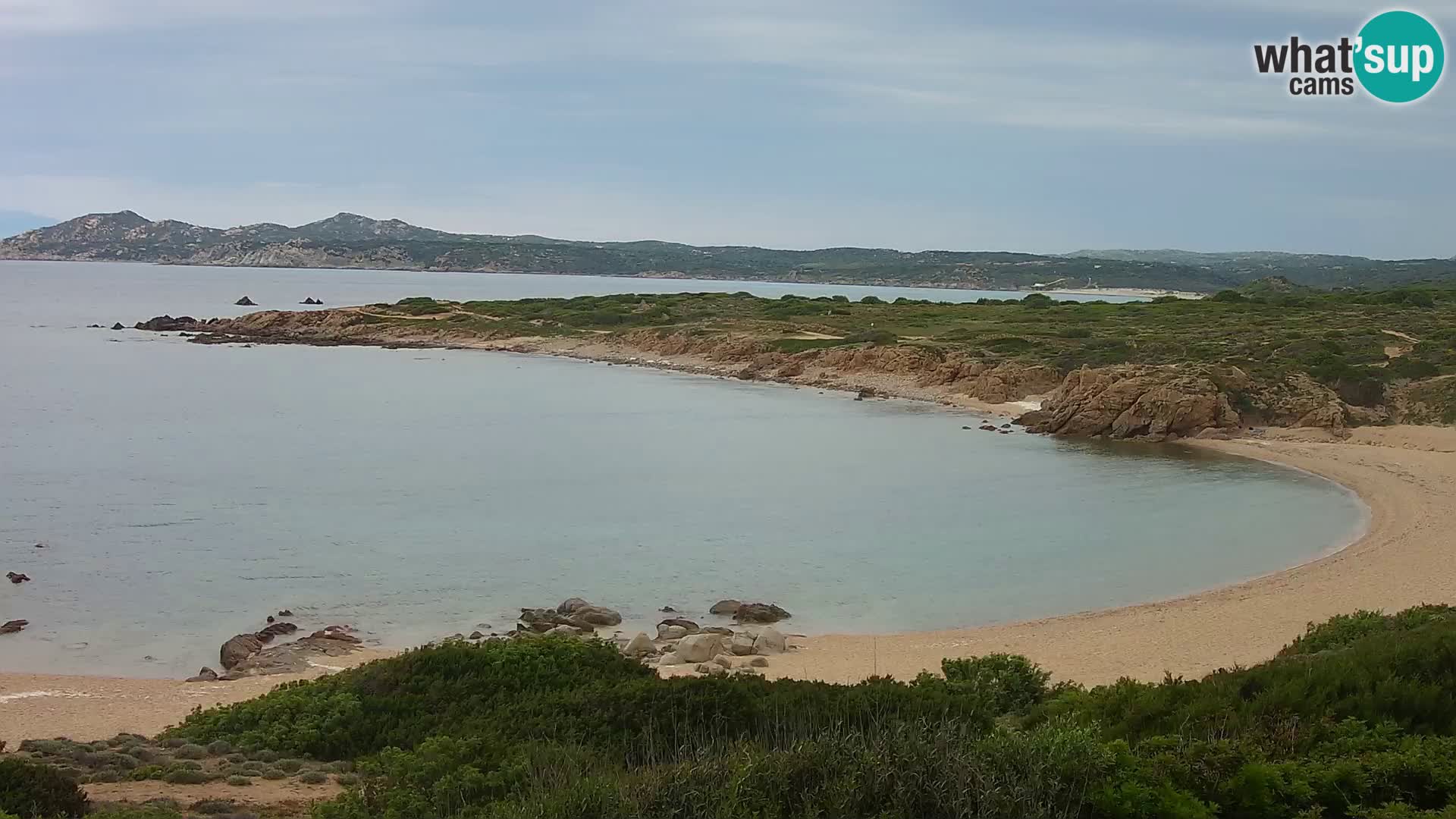 Live webcam Spiaggia di Cala Pischina – Aglientu – Sardegna