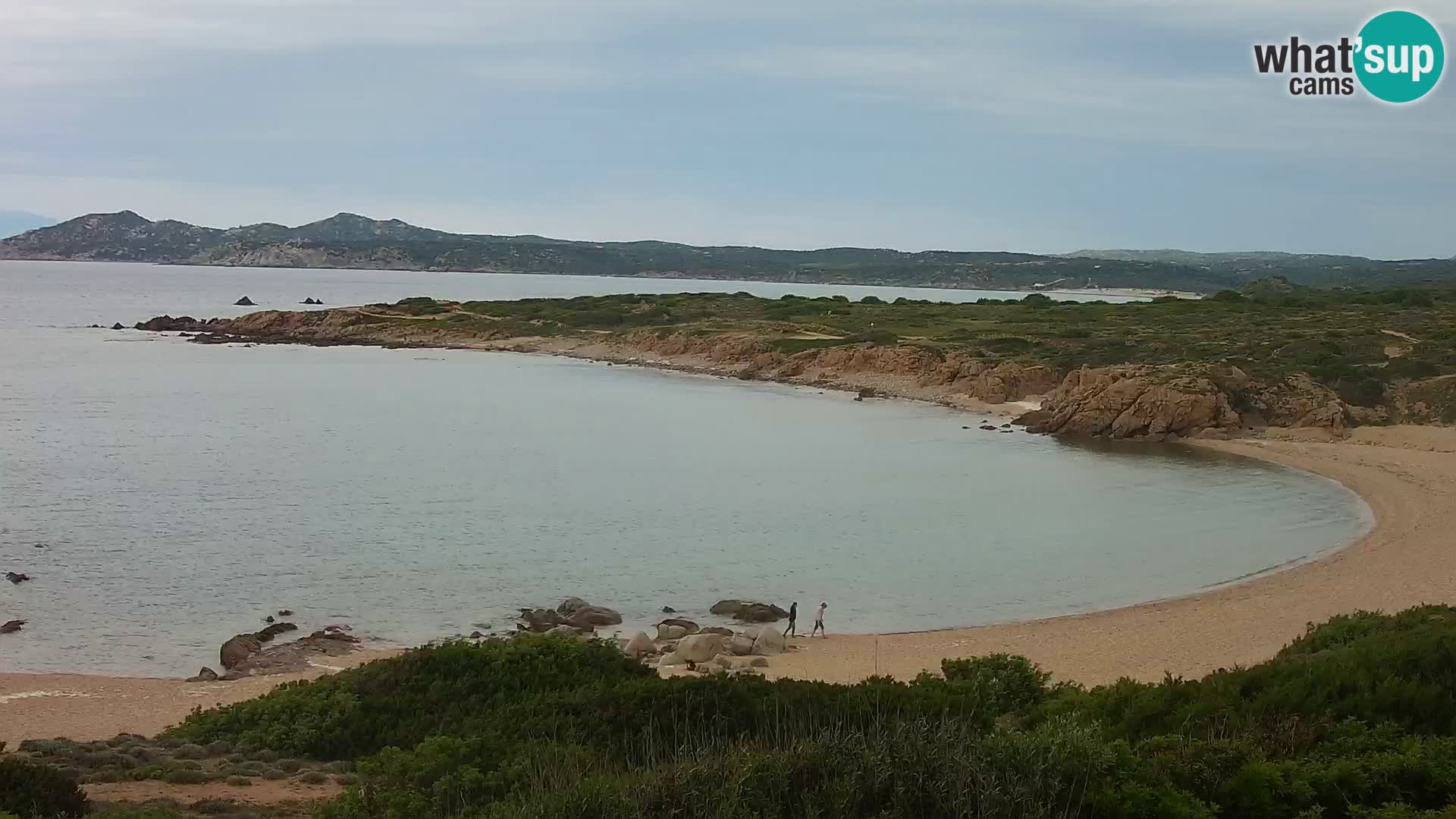 Cámara web en vivo Playa de Cala Pischina – Aglientu – Cerdeña