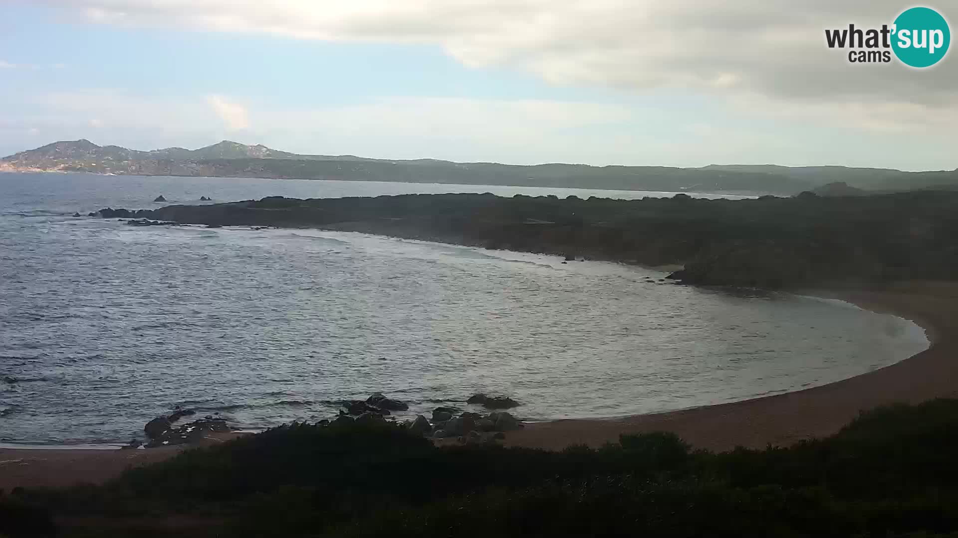 Live webcam Cala Pischina beach – Aglientu – Sardinia