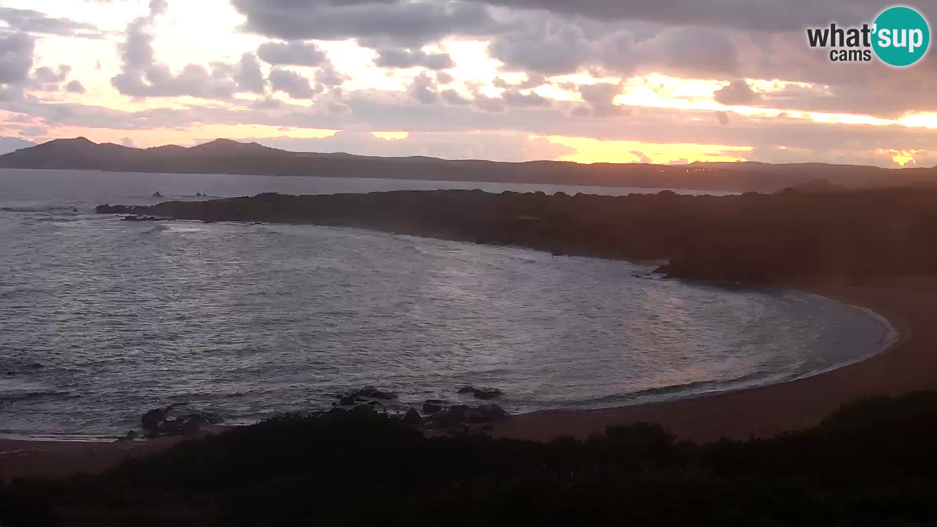 Live webcam Cala Pischina beach – Aglientu – Sardinia