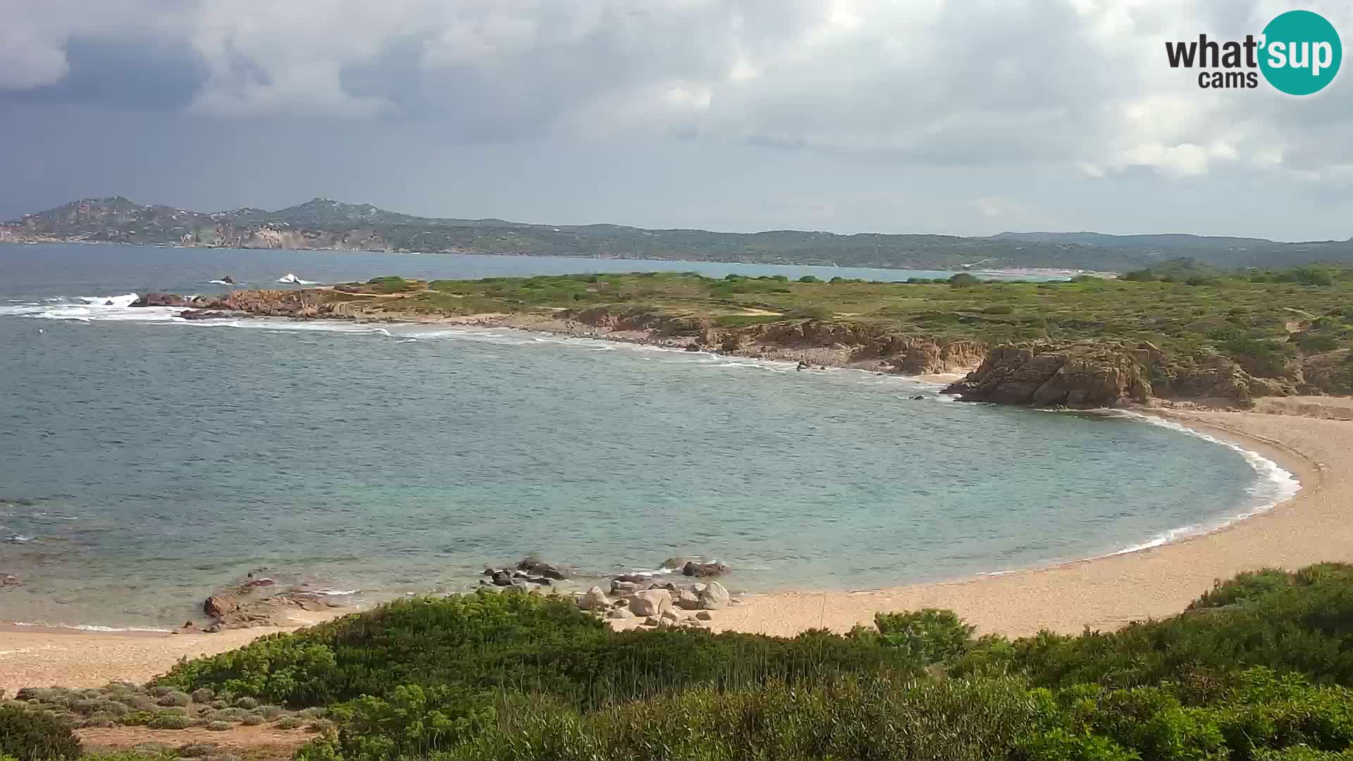 Live webcam Cala Pischina beach – Aglientu – Sardinia