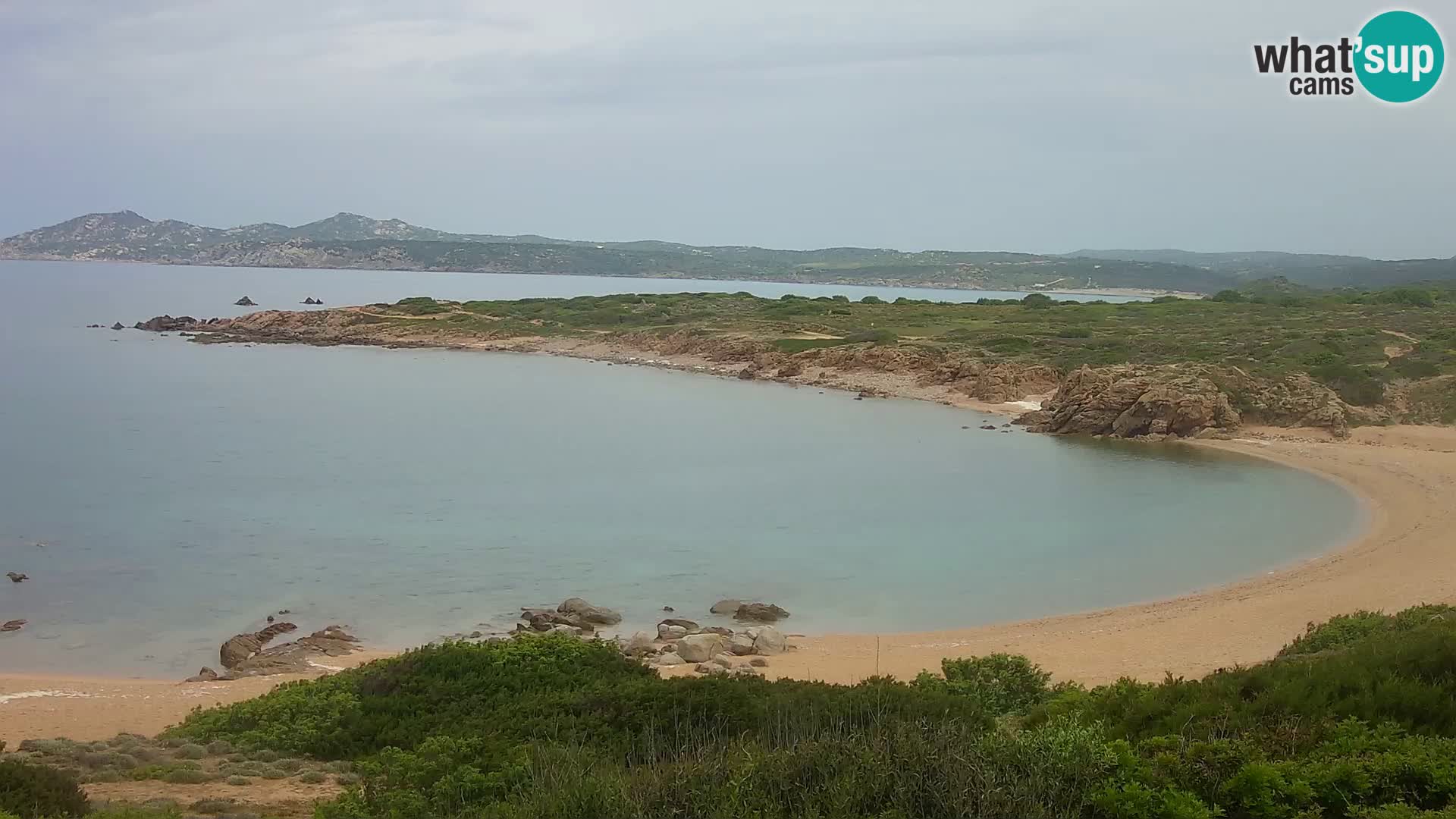 Webcam en direct Plage de Cala Pischina – Aglientu – Sardaigne