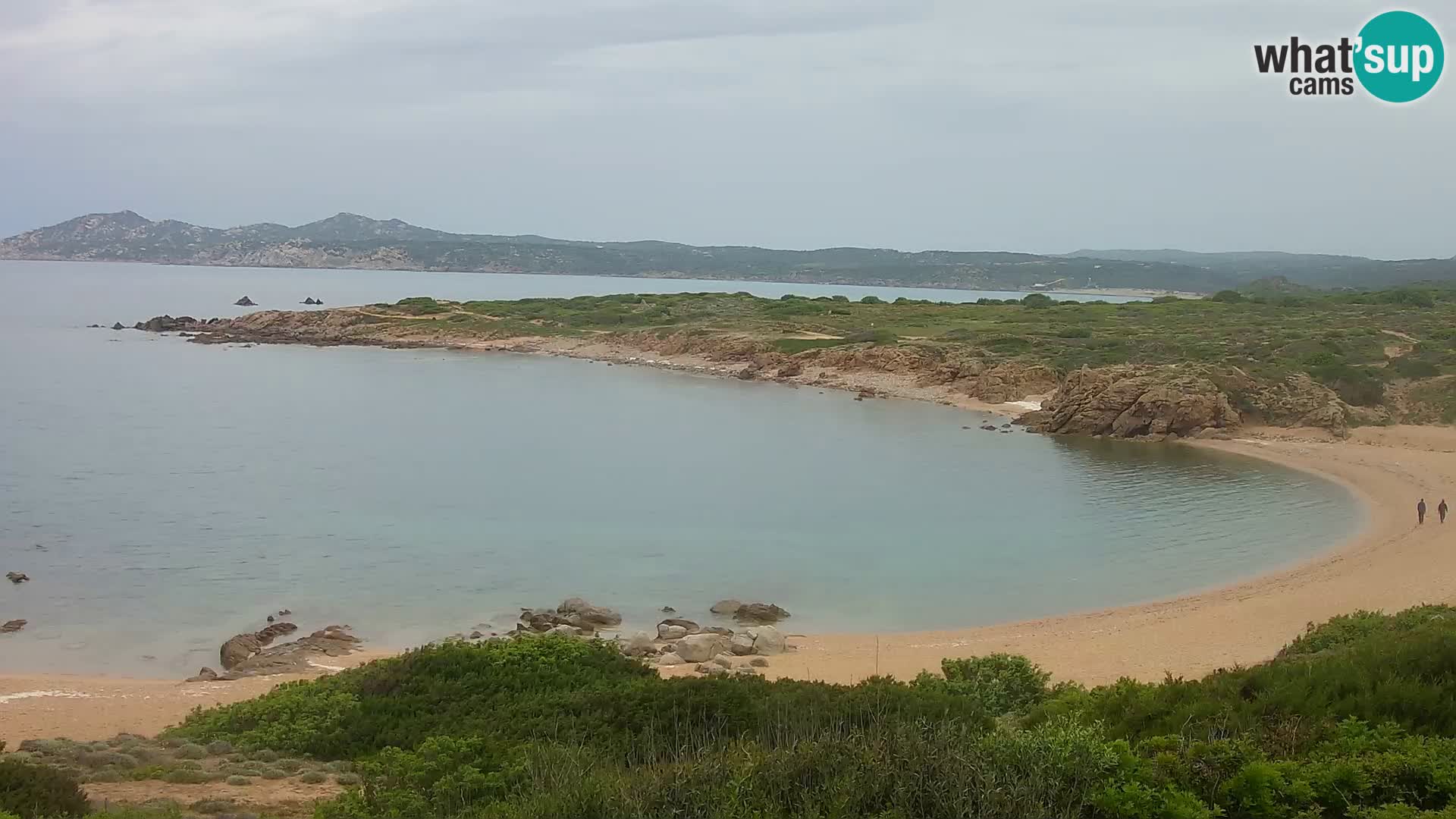 Live webcam Cala Pischina beach – Aglientu – Sardinia