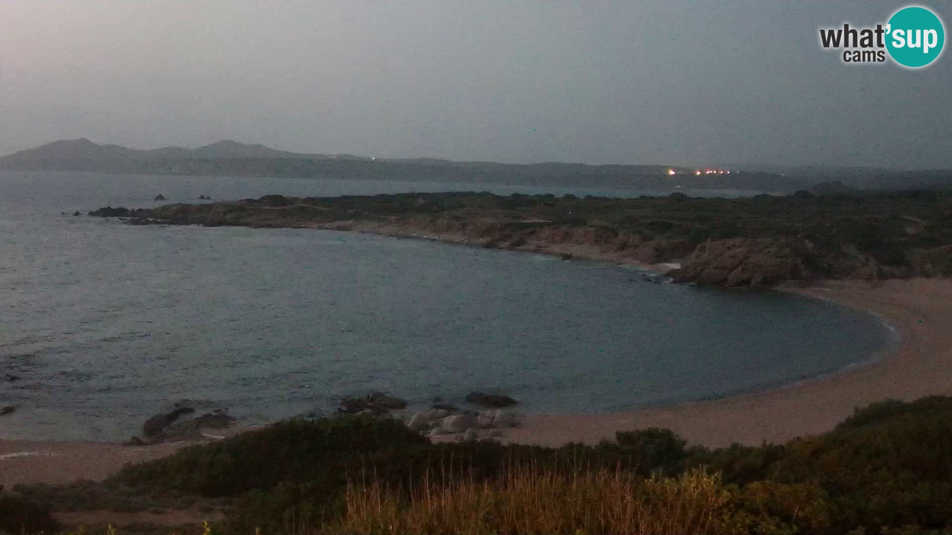 Cámara web en vivo Playa de Cala Pischina – Aglientu – Cerdeña