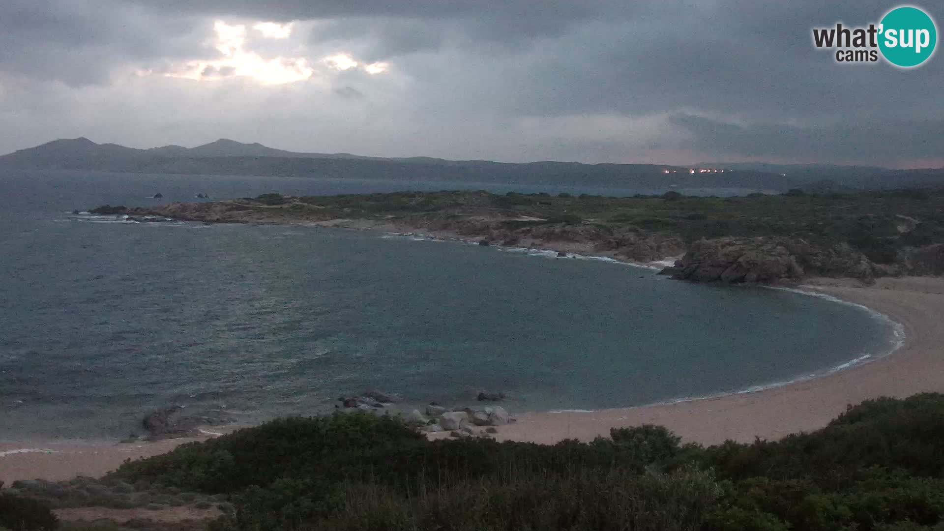 Live webcam Cala Pischina beach – Aglientu – Sardinia