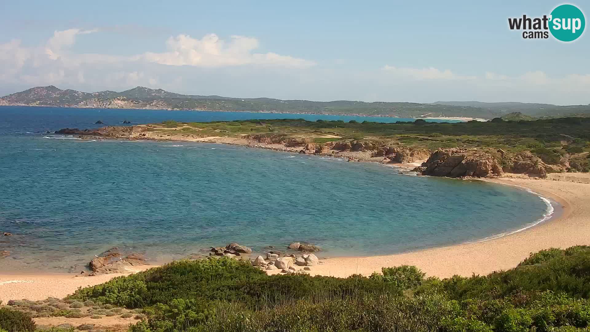 Webcam en direct Plage de Cala Pischina – Aglientu – Sardaigne