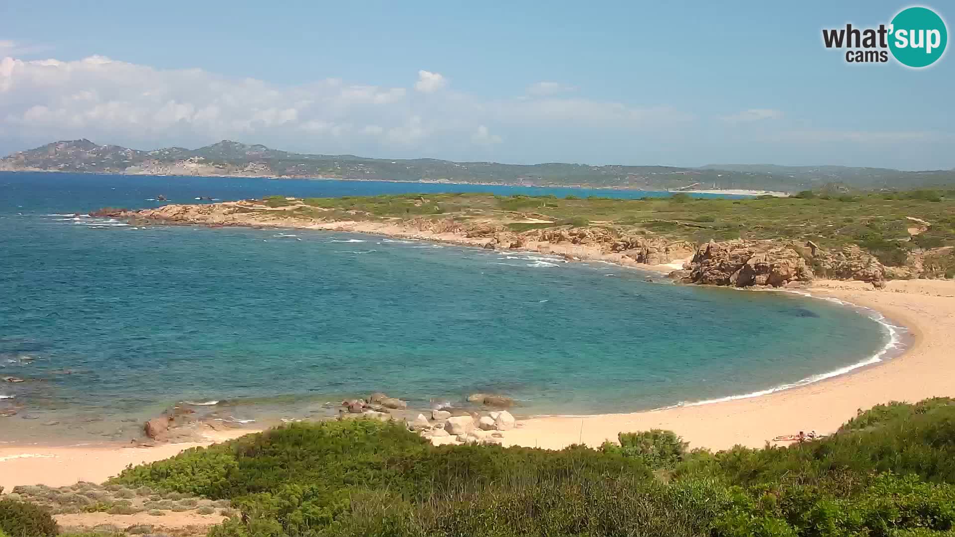 Webcam en direct Plage de Cala Pischina – Aglientu – Sardaigne