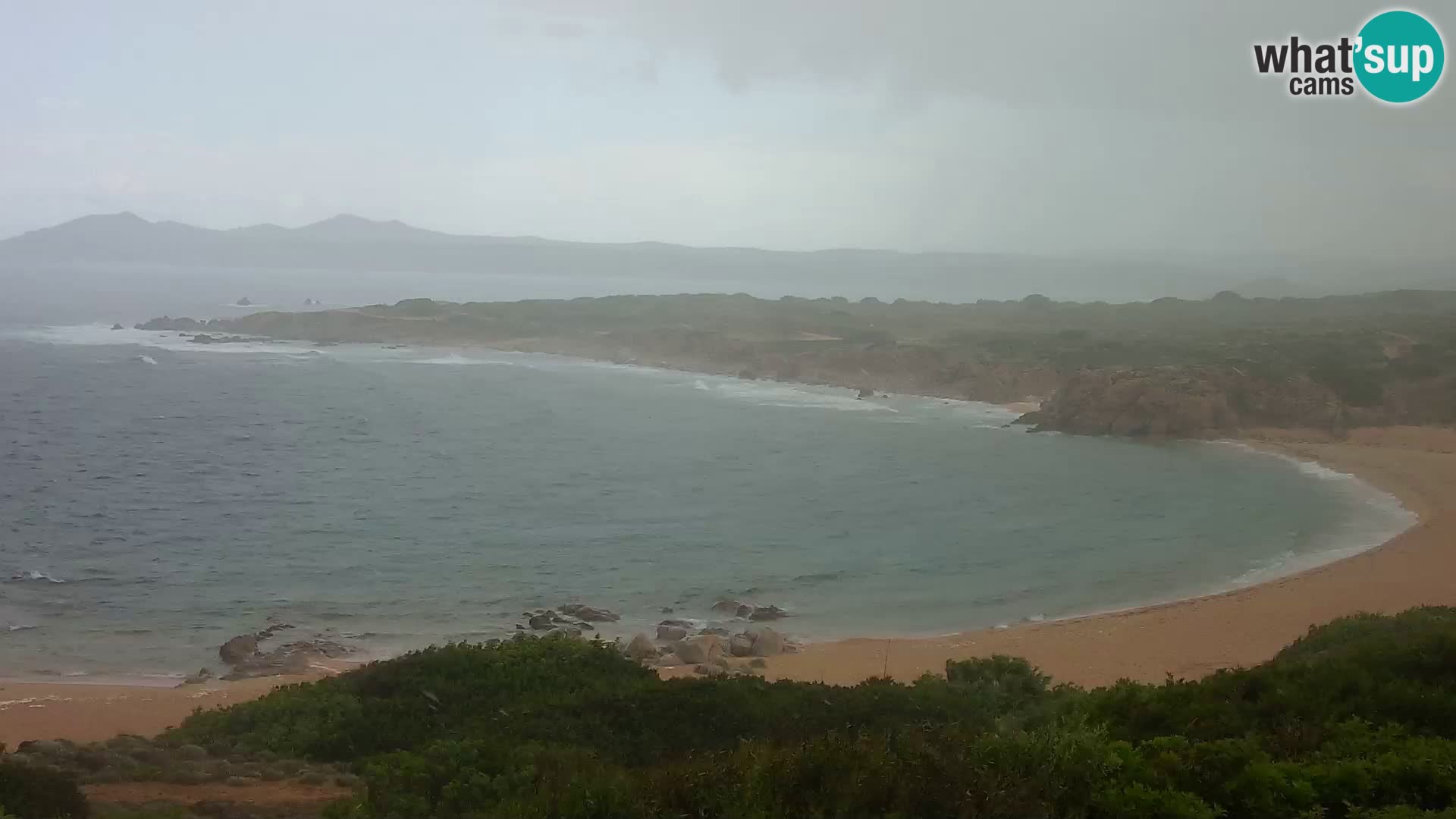 Webcam en direct Plage de Cala Pischina – Aglientu – Sardaigne