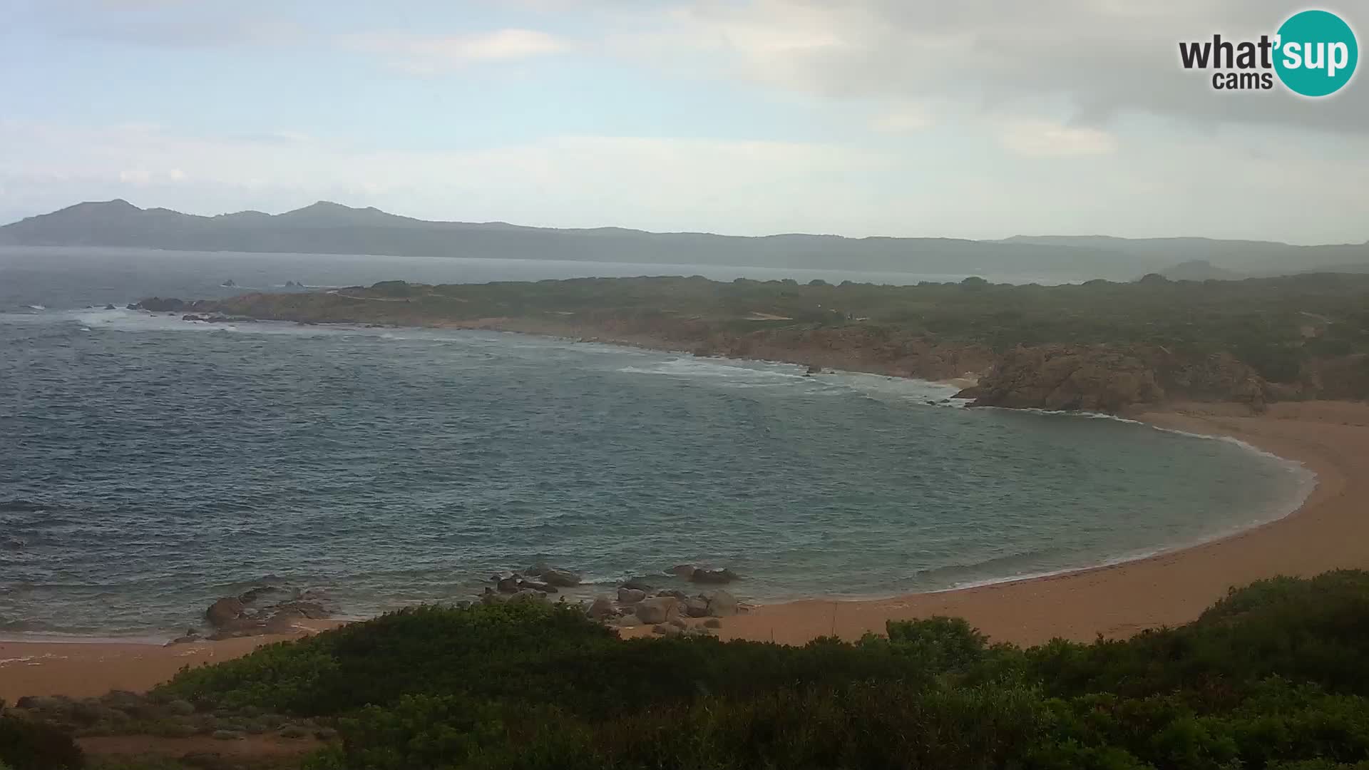 Web kamera uživo Cala Pischina plaža – Aglientu – Sardinija