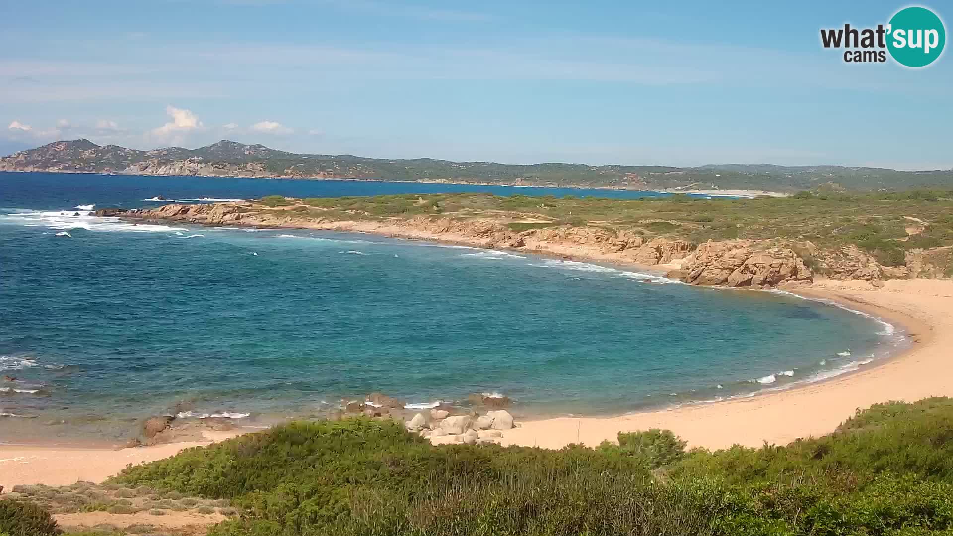 Web kamera uživo Cala Pischina plaža – Aglientu – Sardinija