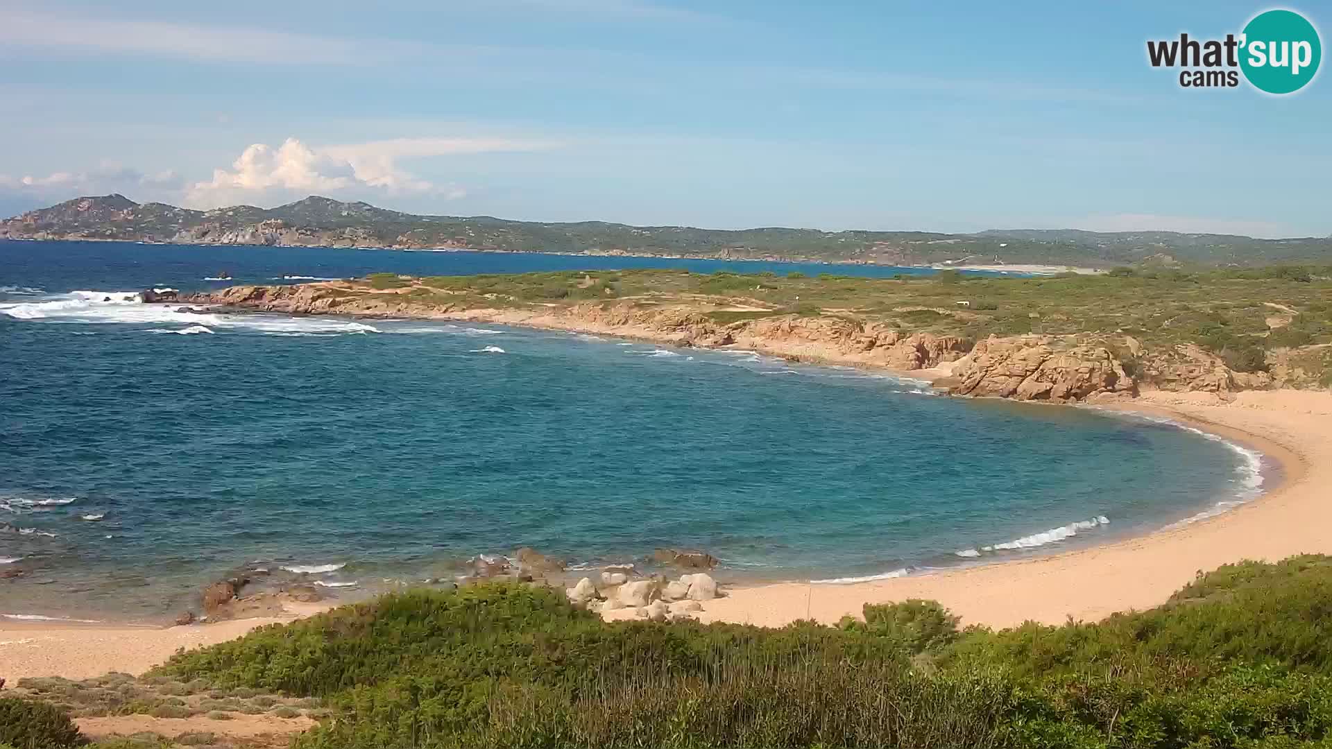 Webcam en direct Plage de Cala Pischina – Aglientu – Sardaigne