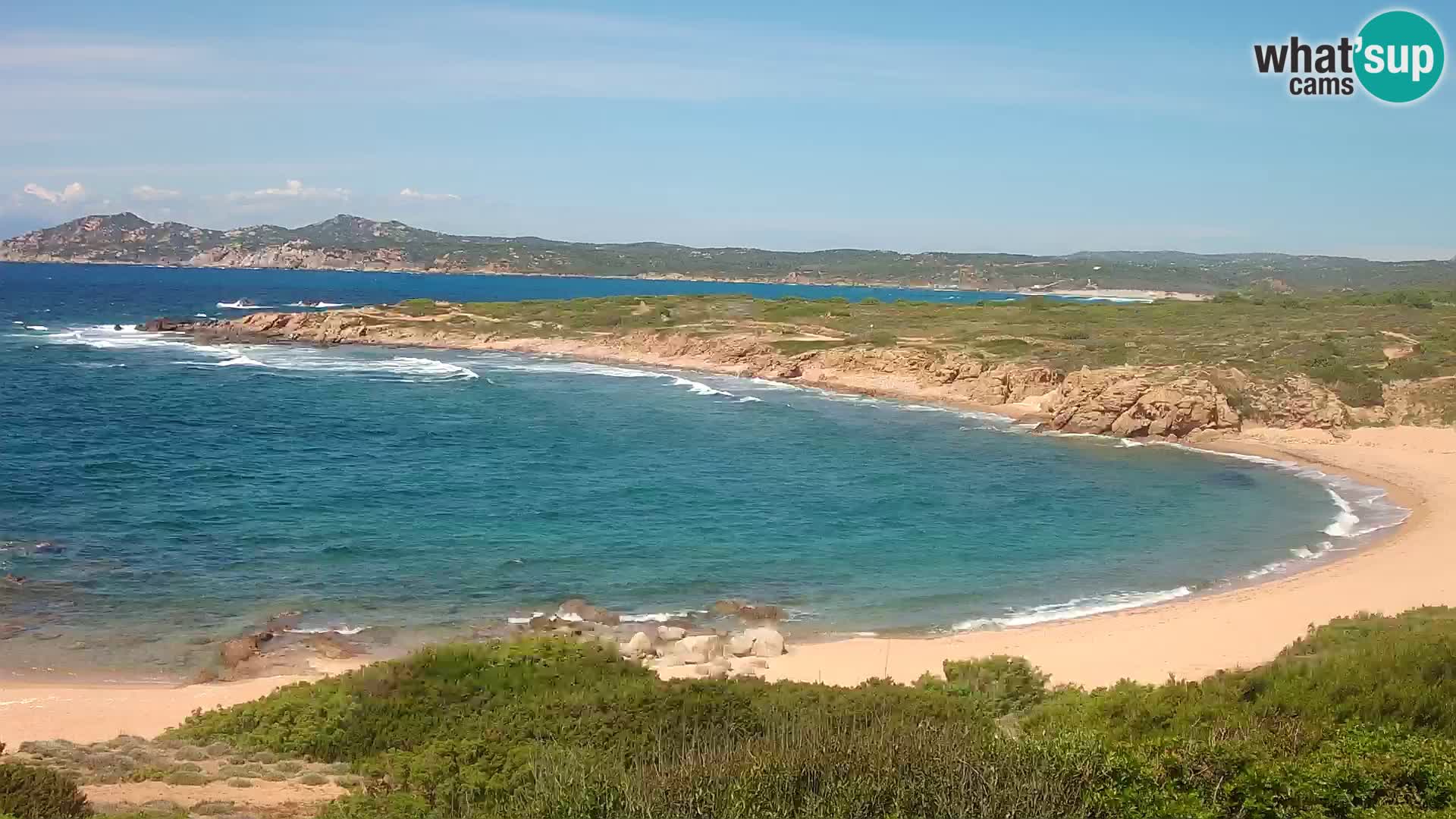 Live webcam Spiaggia di Cala Pischina – Aglientu – Sardegna