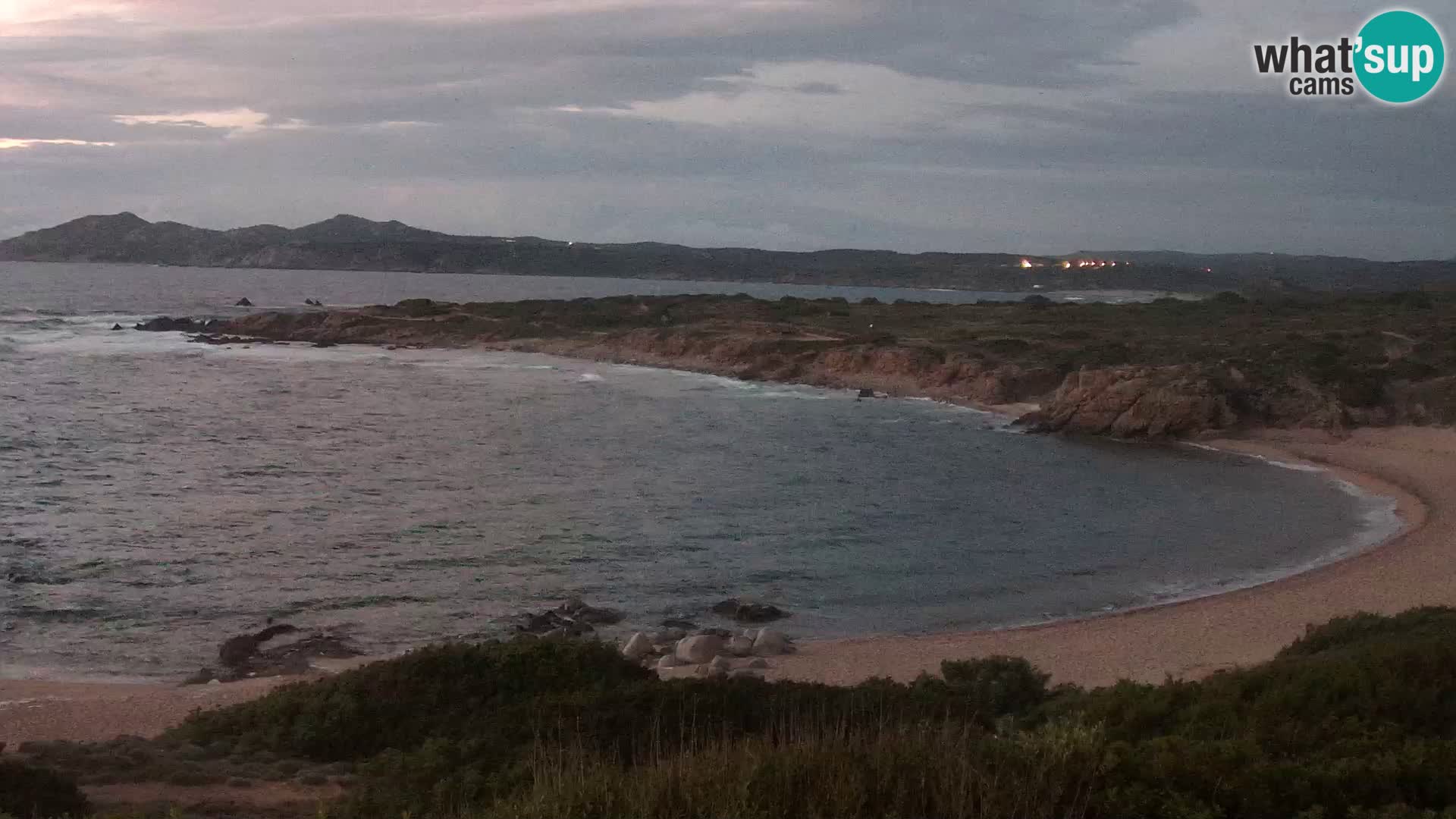 Live webcam Cala Pischina beach – Aglientu – Sardinia