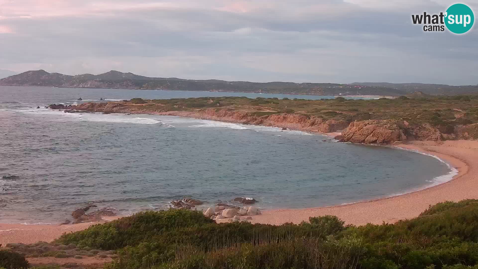 Cámara web en vivo Playa de Cala Pischina – Aglientu – Cerdeña