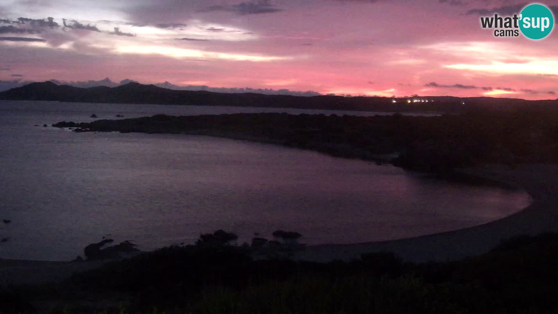 Live webcam Cala Pischina beach – Aglientu – Sardinia