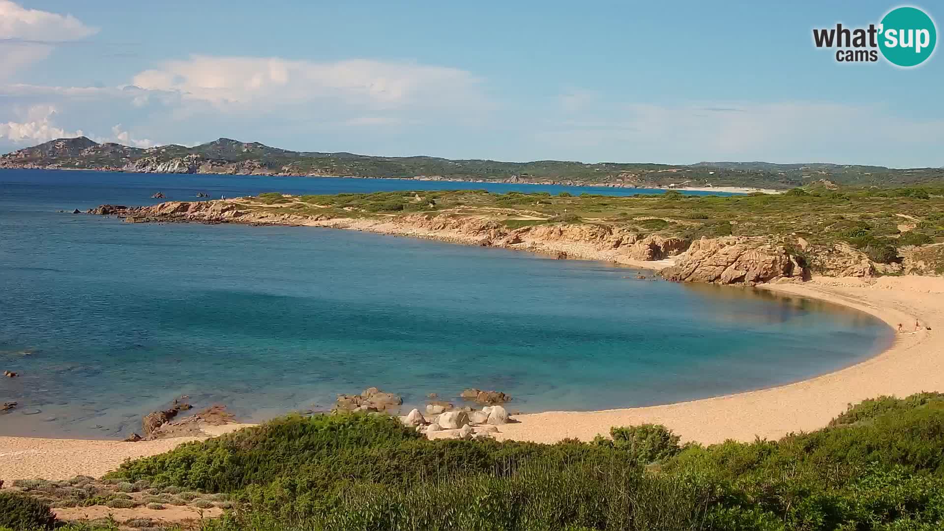 Live webcam Spiaggia di Cala Pischina – Aglientu – Sardegna