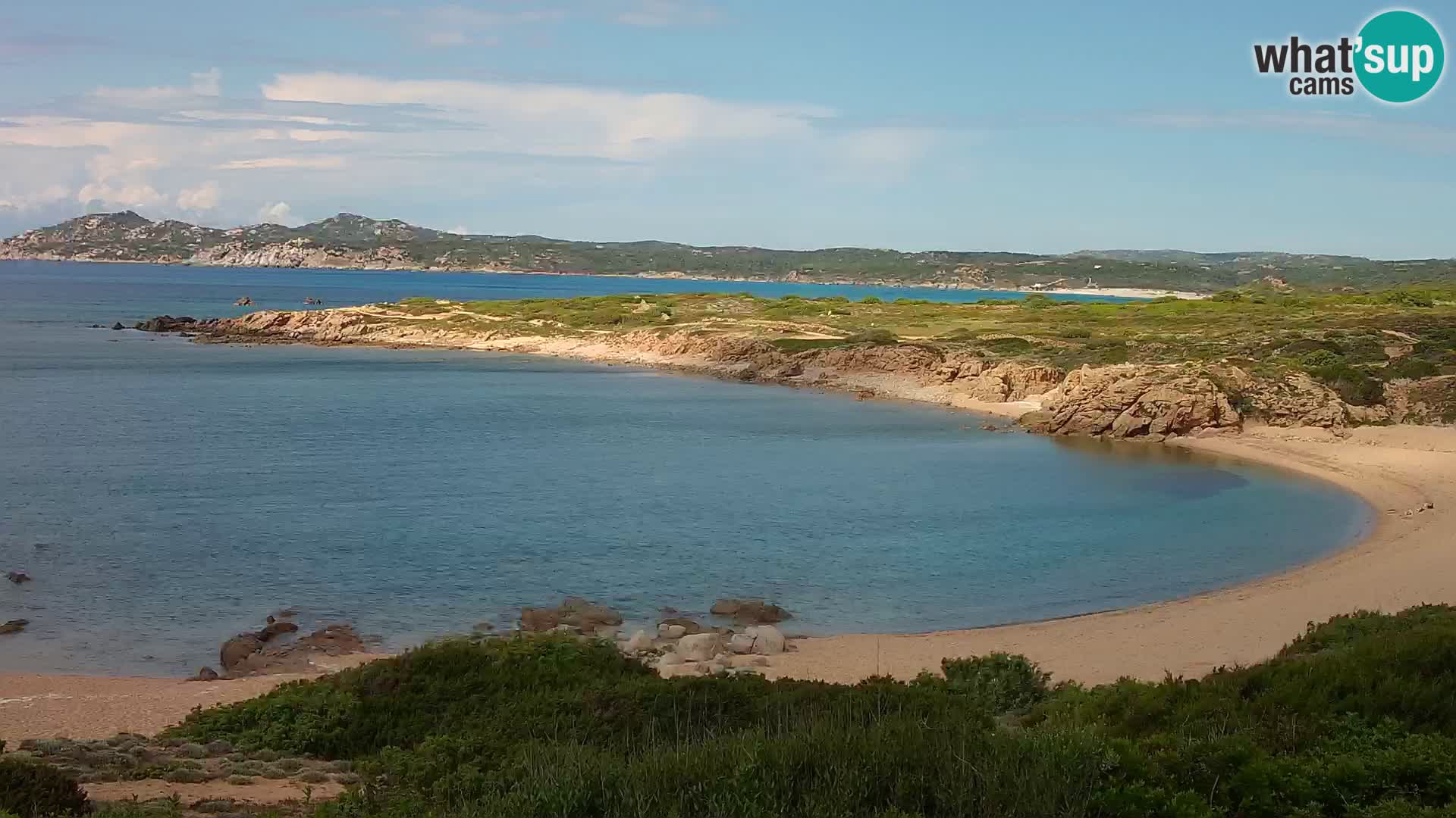 Live webcam Spiaggia di Cala Pischina – Aglientu – Sardegna