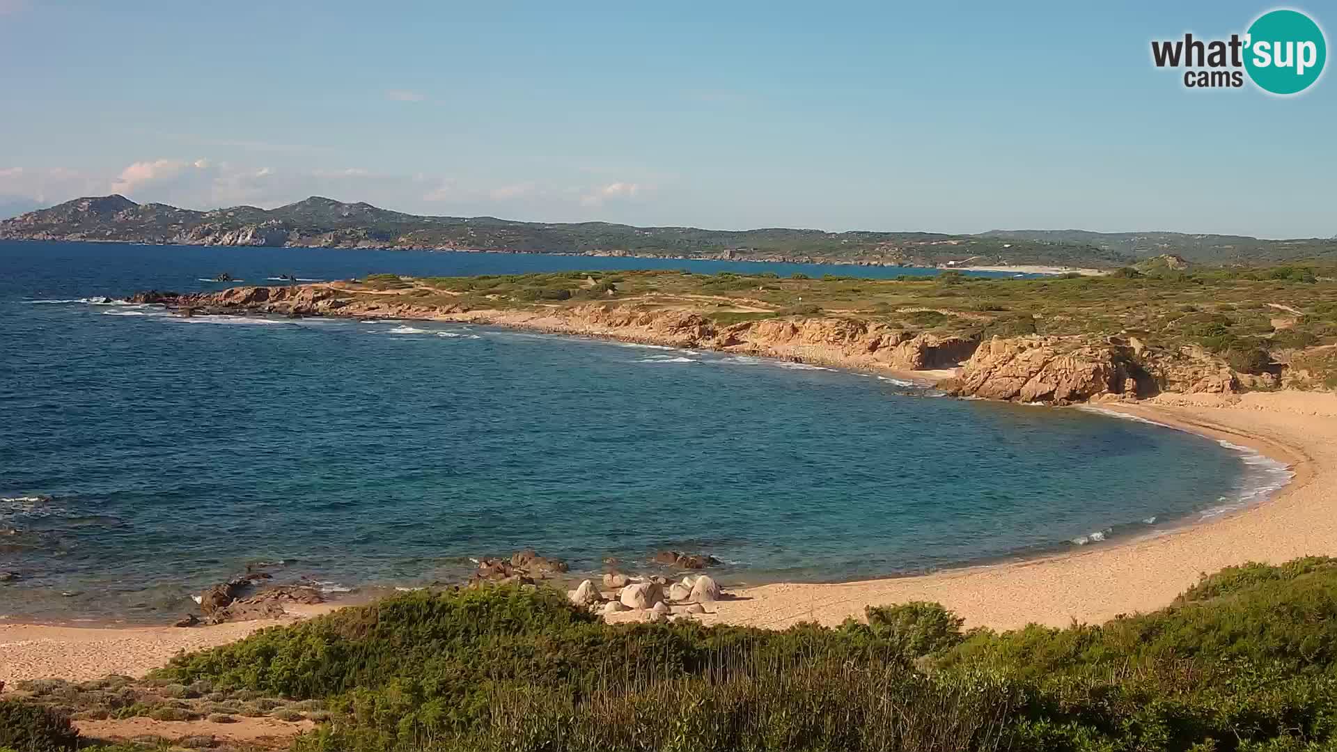 Webcam en direct Plage de Cala Pischina – Aglientu – Sardaigne