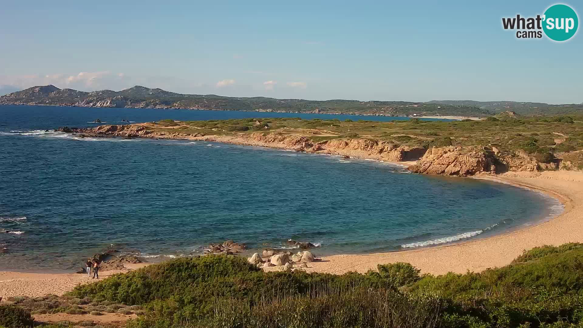 Live webcam Cala Pischina beach – Aglientu – Sardinia