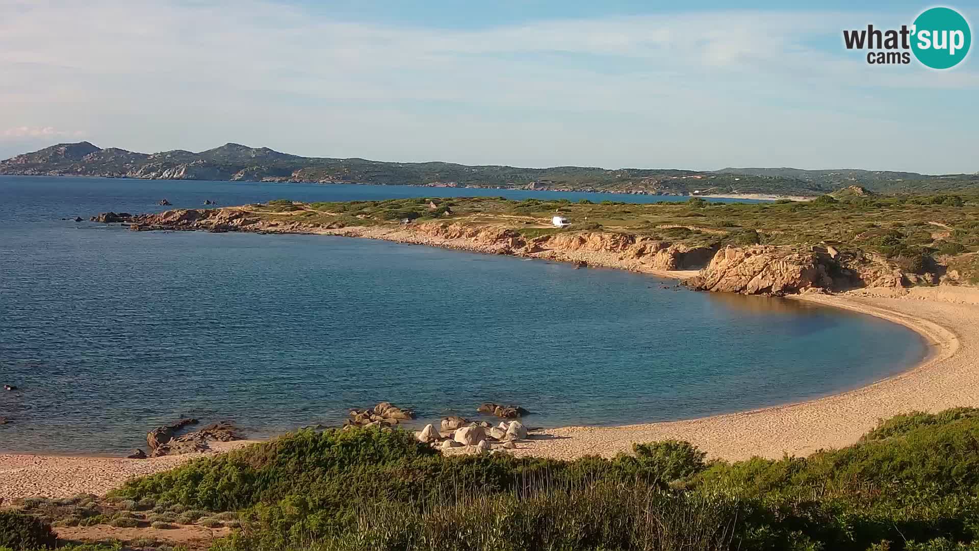 Live Webcam Strand Cala Pischina – Aglientu – Sardinien