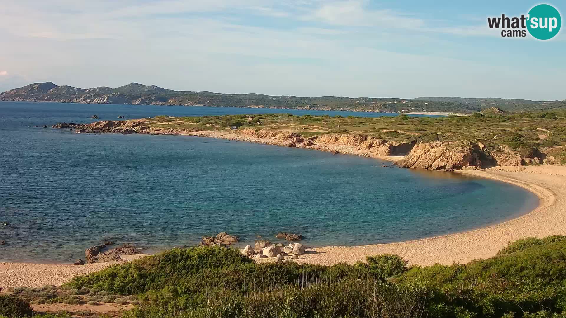 Web kamera uživo Cala Pischina plaža – Aglientu – Sardinija