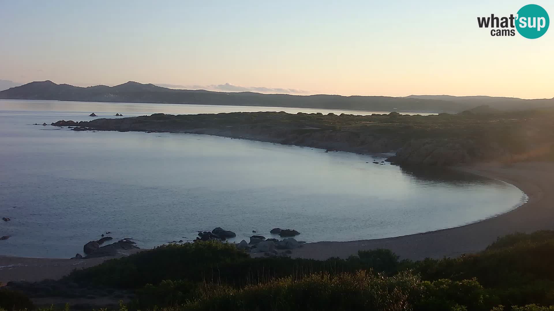 Live webcam Cala Pischina beach – Aglientu – Sardinia