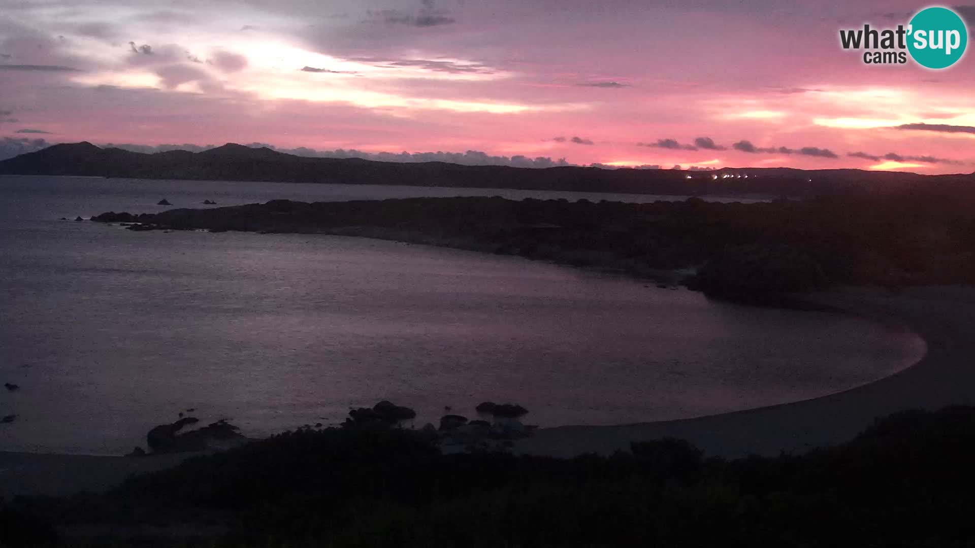 Live webcam Cala Pischina beach – Aglientu – Sardinia