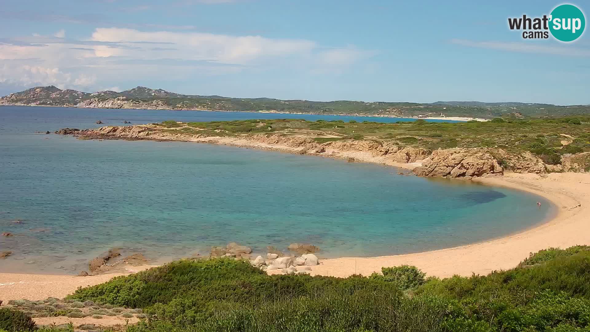 Live webcam Spiaggia di Cala Pischina – Aglientu – Sardegna