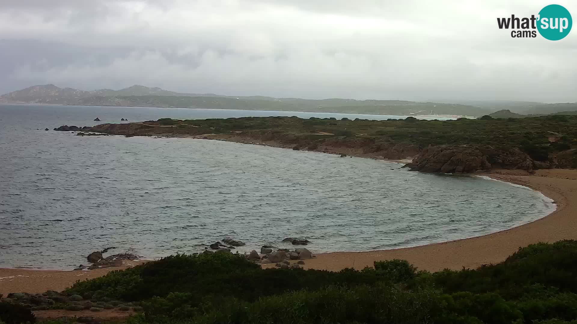 Cámara web en vivo Playa de Cala Pischina – Aglientu – Cerdeña