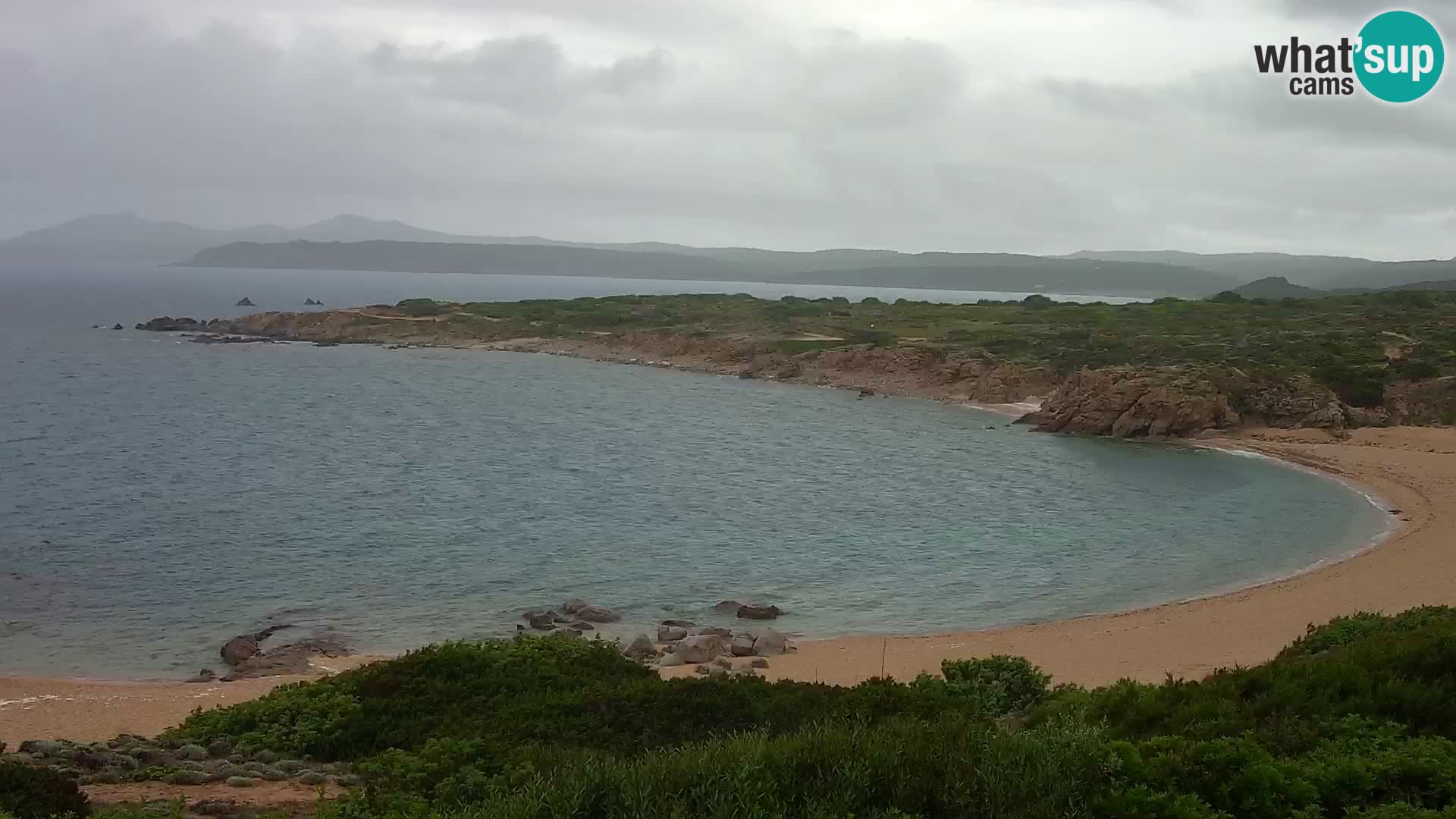 Webcam en direct Plage de Cala Pischina – Aglientu – Sardaigne