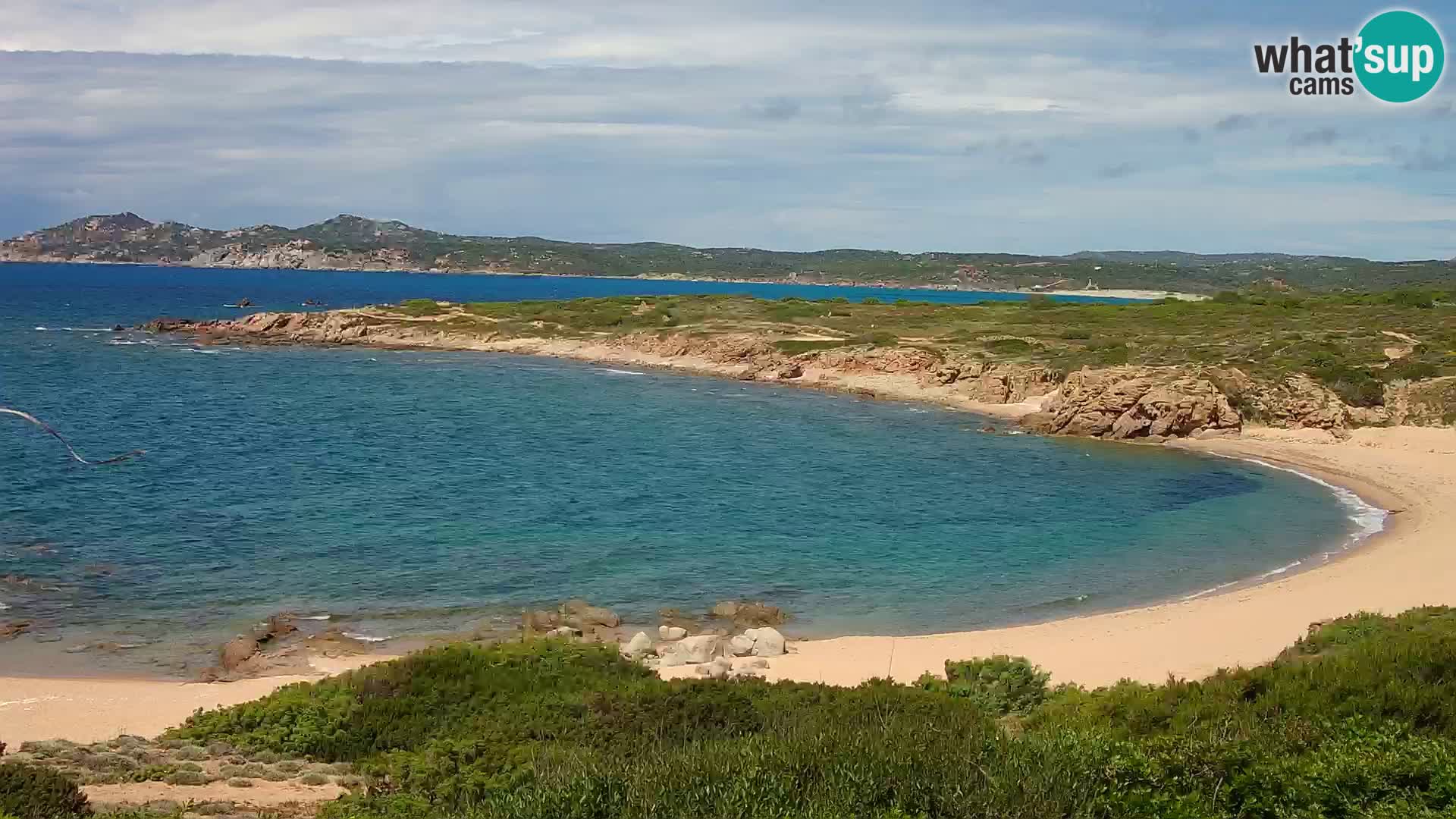 Live webcam Spiaggia di Cala Pischina – Aglientu – Sardegna