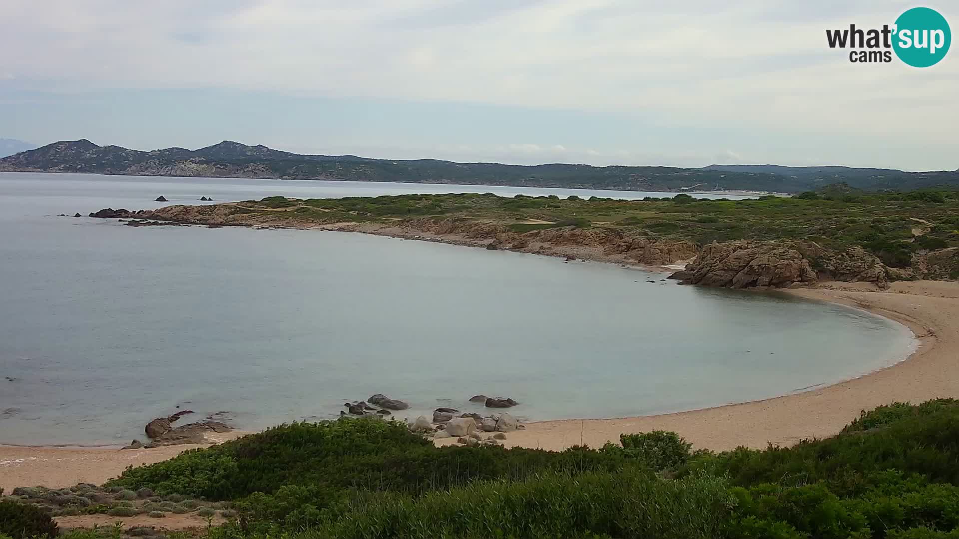 Live webcam Spiaggia di Cala Pischina – Aglientu – Sardegna
