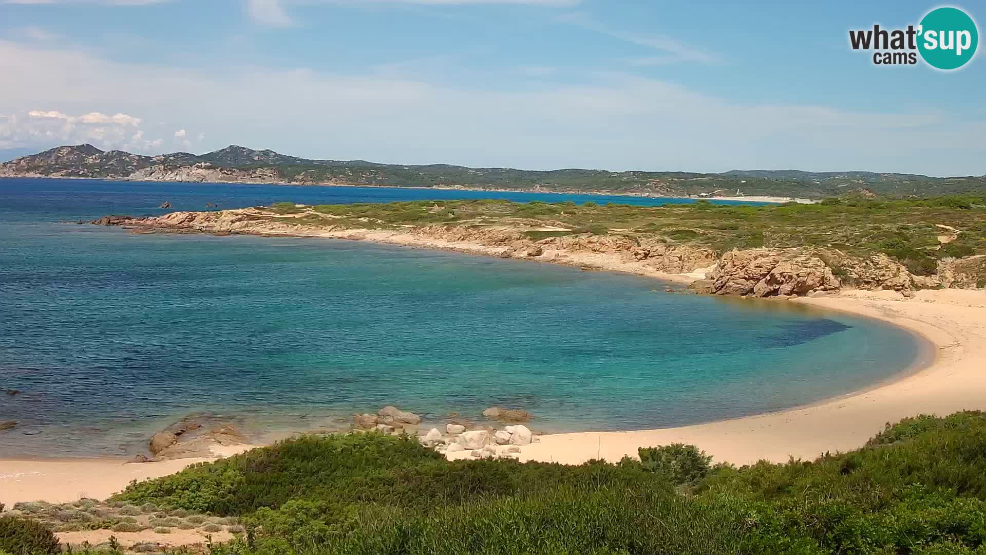 Webcam en direct Plage de Cala Pischina – Aglientu – Sardaigne
