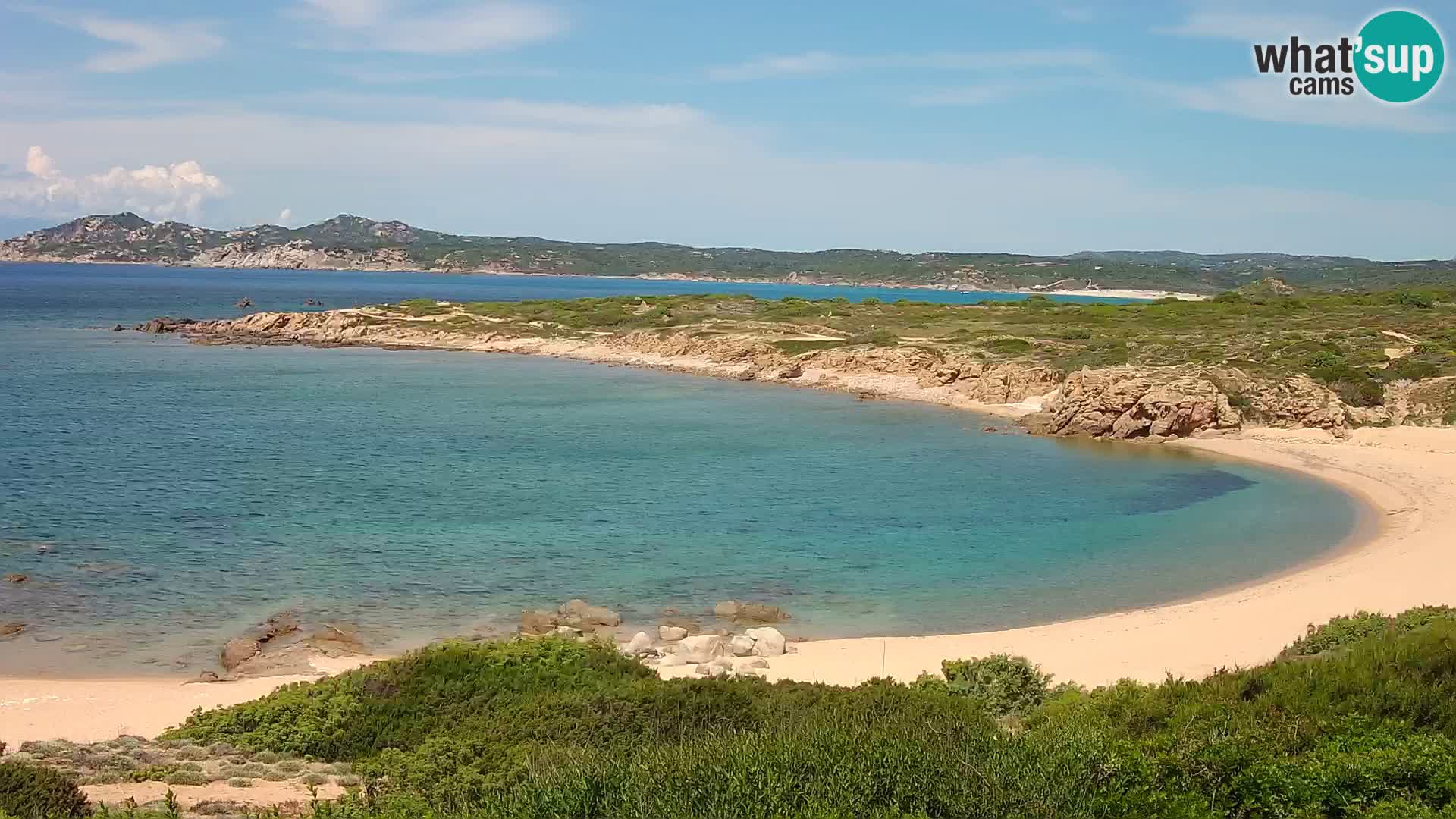 Live webcam Spiaggia di Cala Pischina – Aglientu – Sardegna