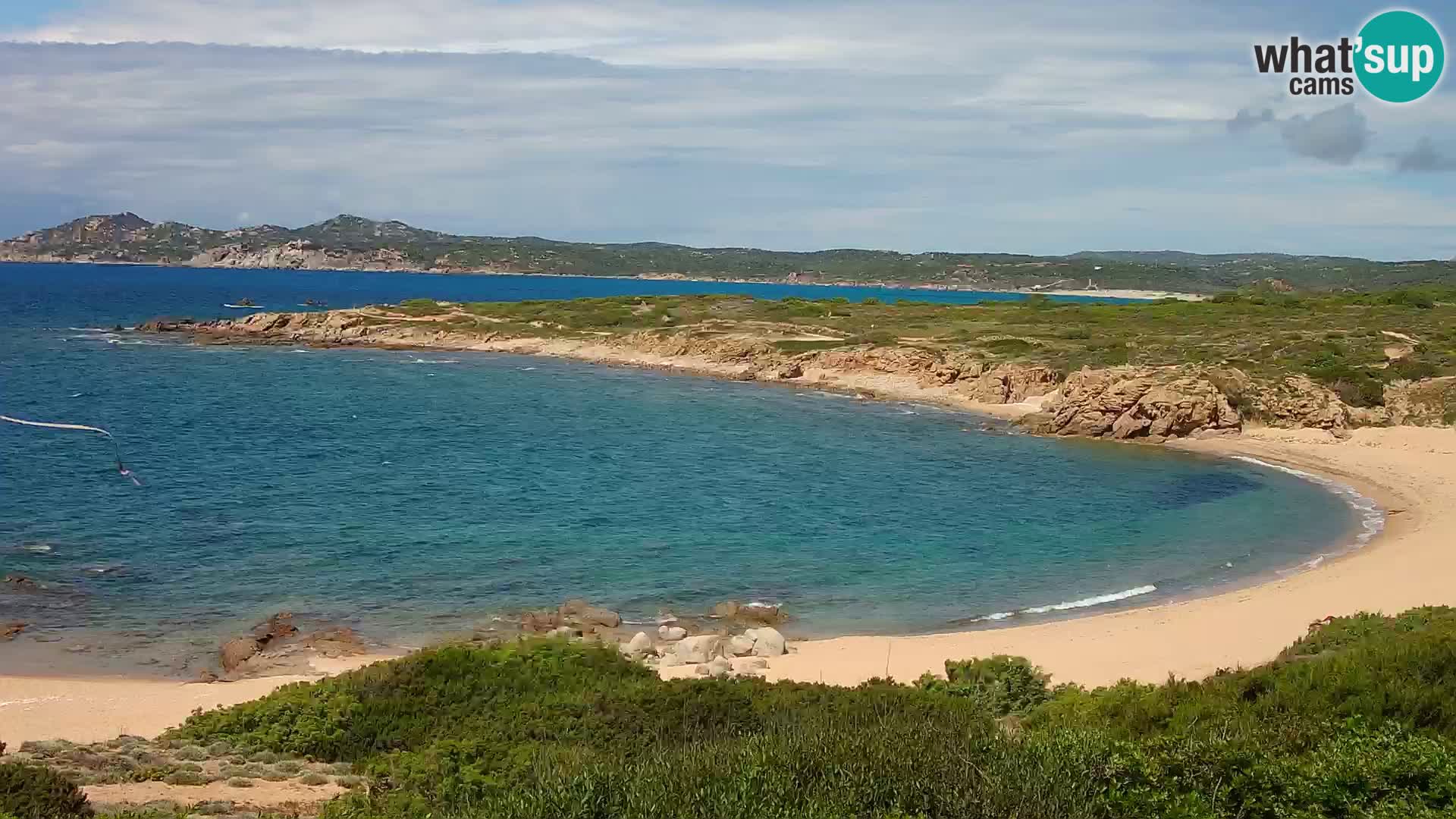 Web kamera uživo Cala Pischina plaža – Aglientu – Sardinija