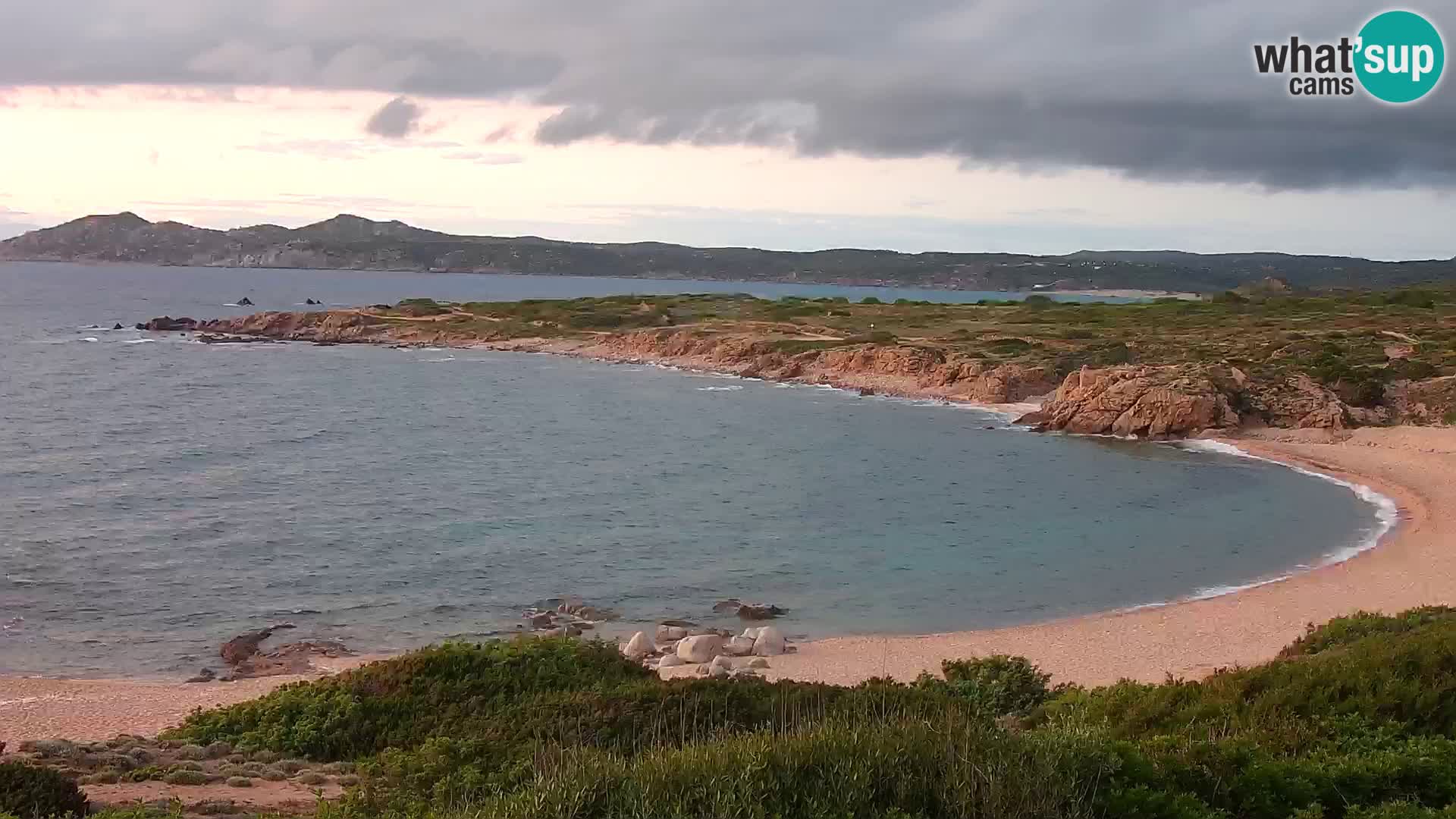 Cámara web en vivo Playa de Cala Pischina – Aglientu – Cerdeña