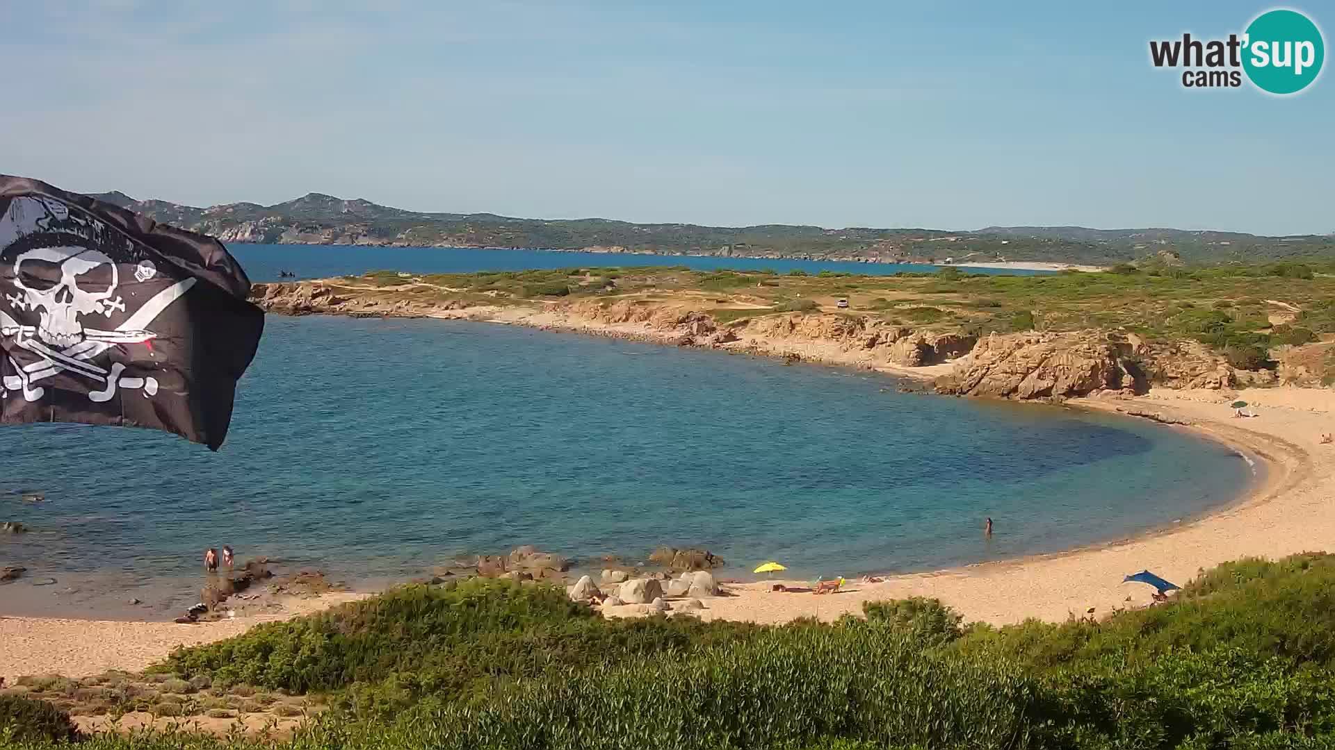 Web kamera uživo Cala Pischina plaža – Aglientu – Sardinija