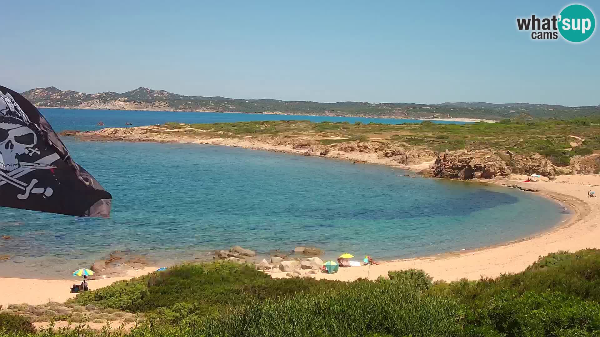 Webcam en direct Plage de Cala Pischina – Aglientu – Sardaigne