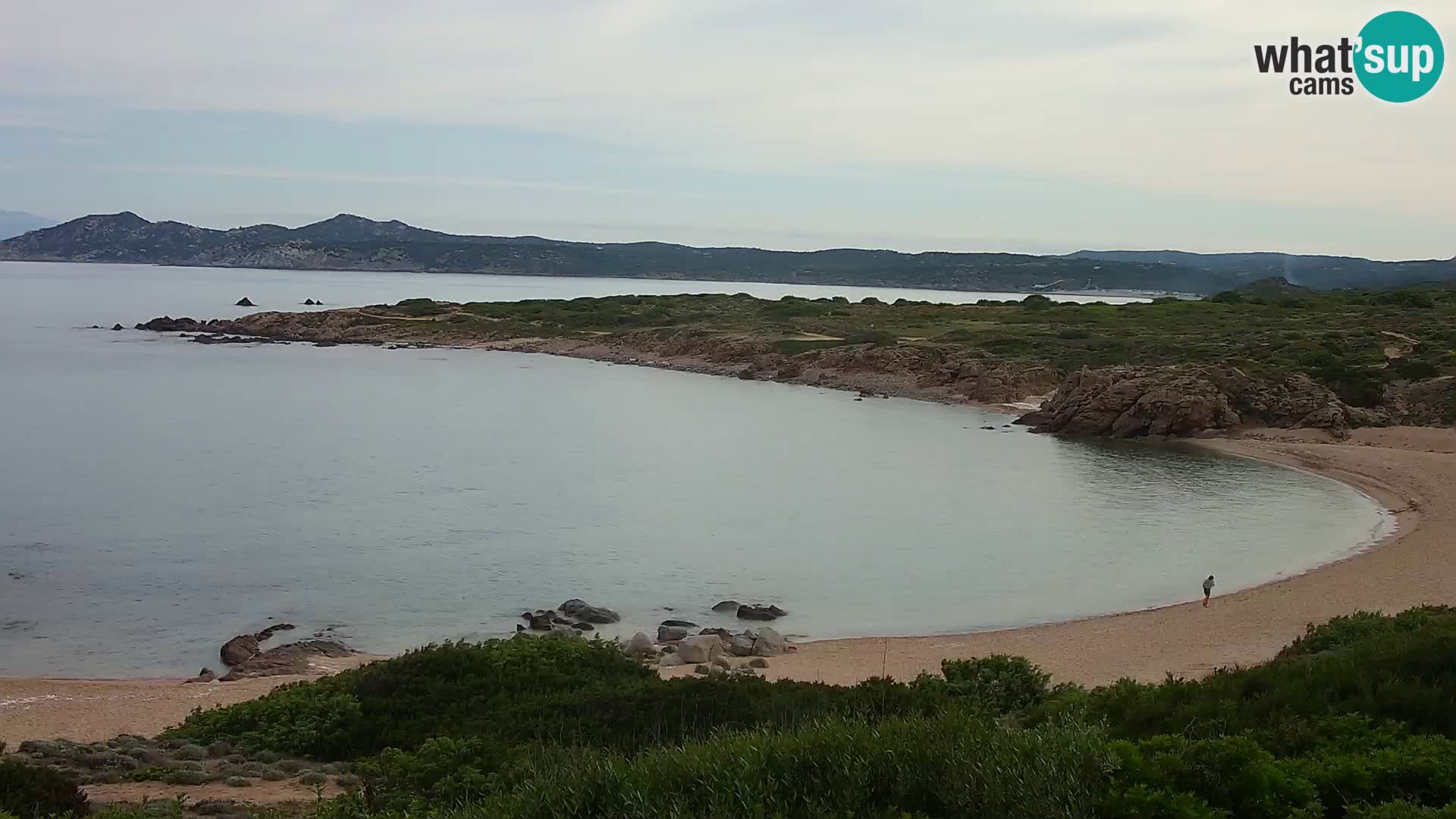 Live webcam Cala Pischina beach – Aglientu – Sardinia