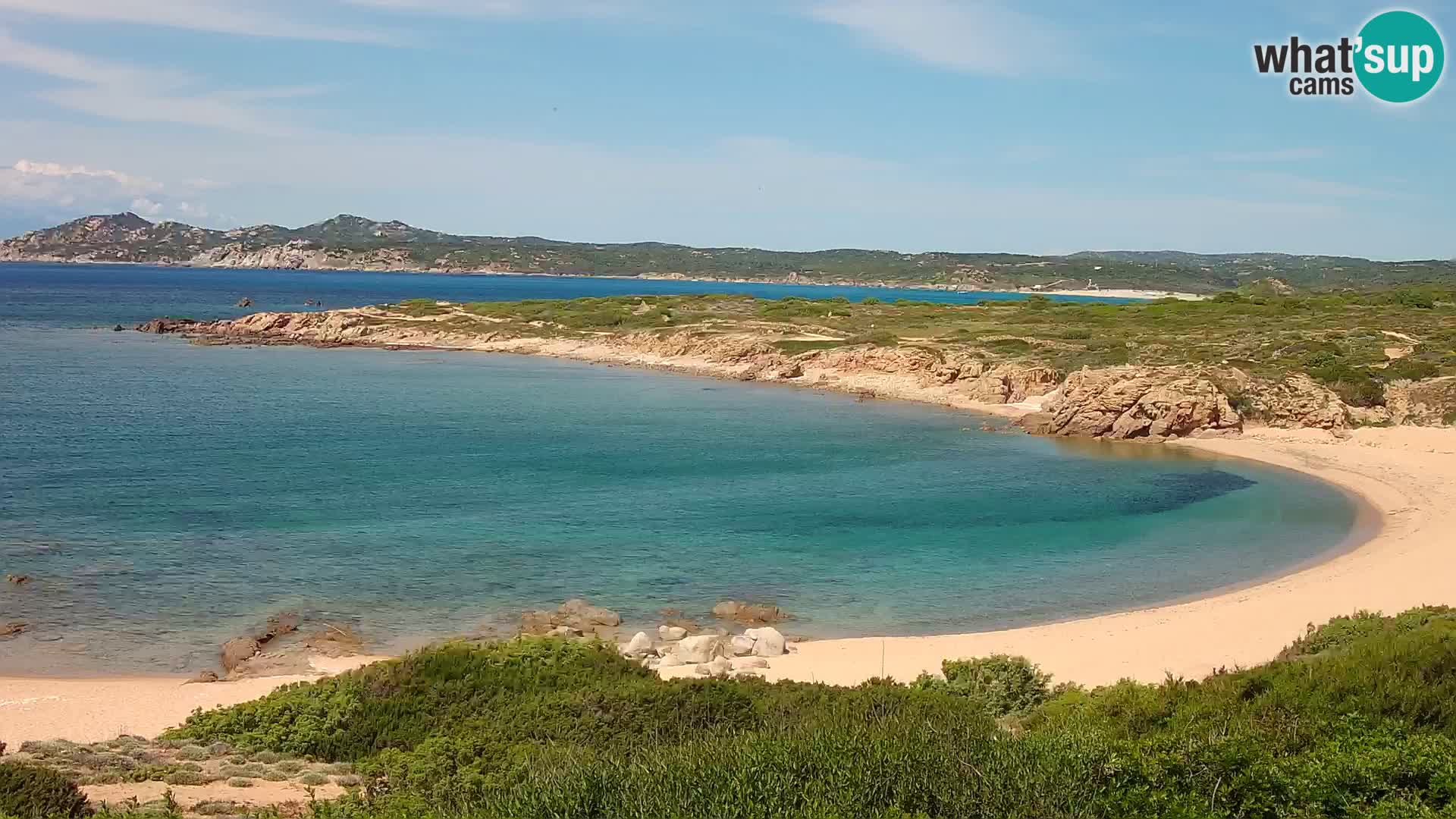 Webcam en direct Plage de Cala Pischina – Aglientu – Sardaigne