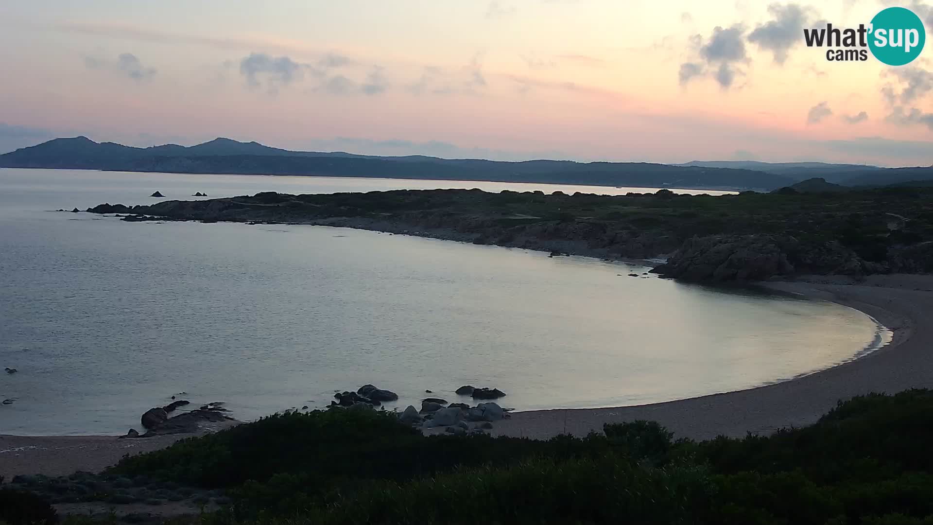 Live webcam Cala Pischina beach – Aglientu – Sardinia
