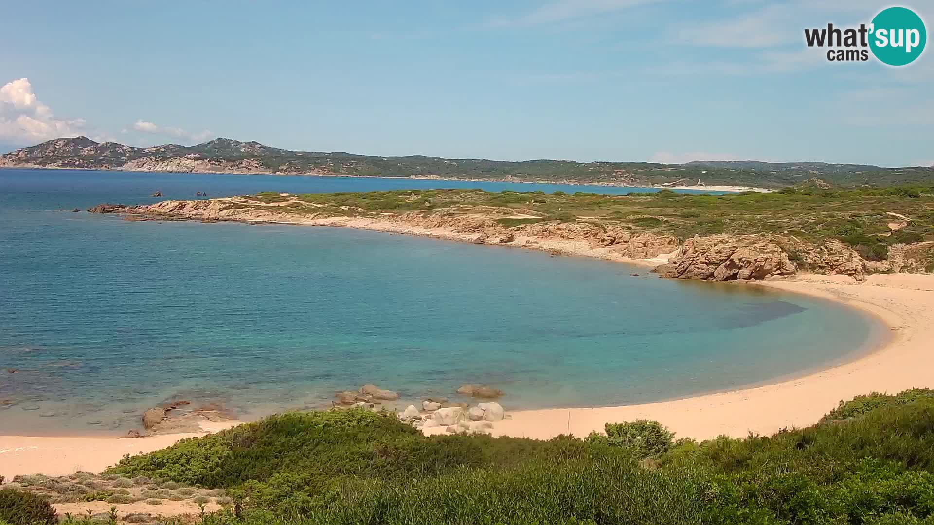 Live webcam Spiaggia di Cala Pischina – Aglientu – Sardegna