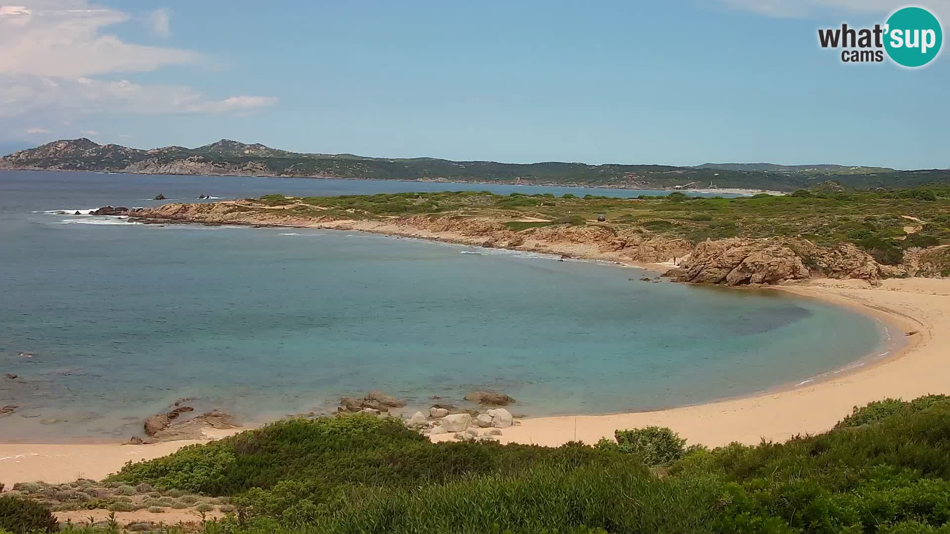 Live webcam Spiaggia di Cala Pischina – Aglientu – Sardegna