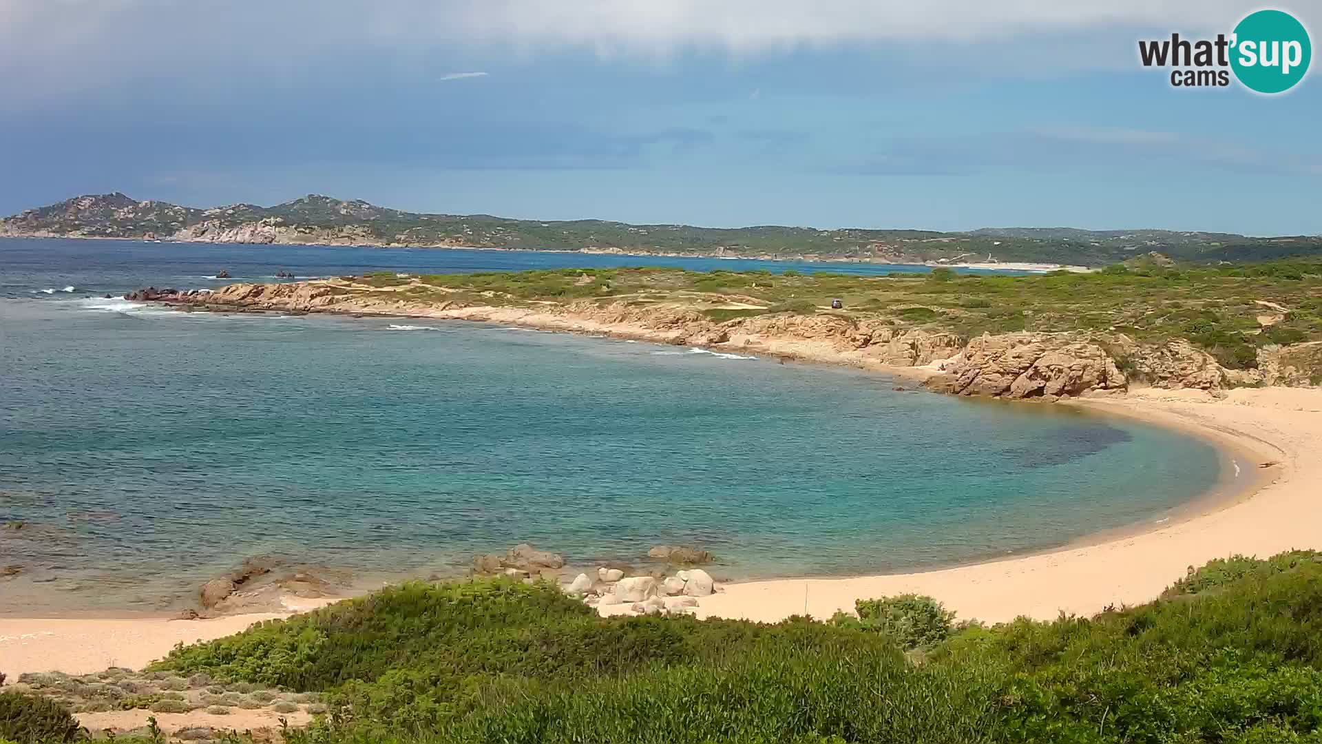 Live webcam Spiaggia di Cala Pischina – Aglientu – Sardegna