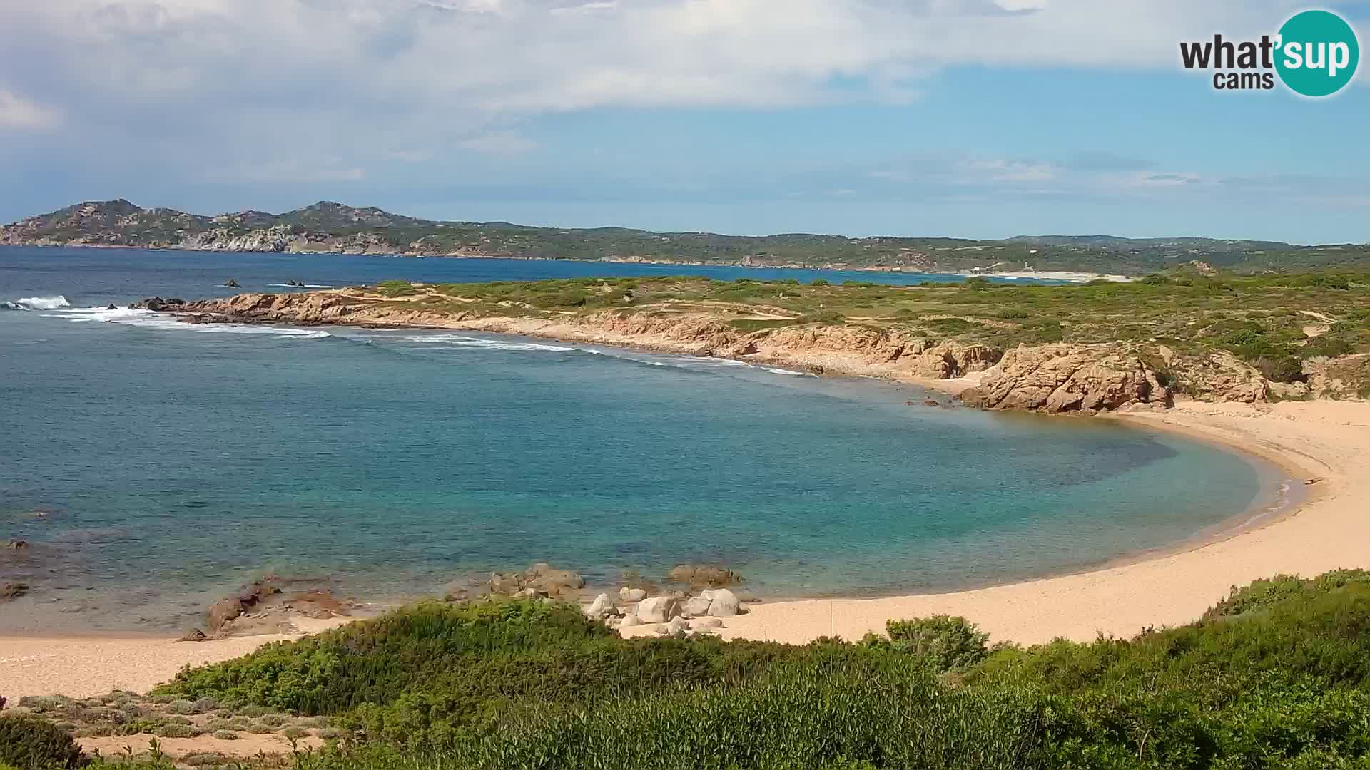 Live webcam Spiaggia di Cala Pischina – Aglientu – Sardegna